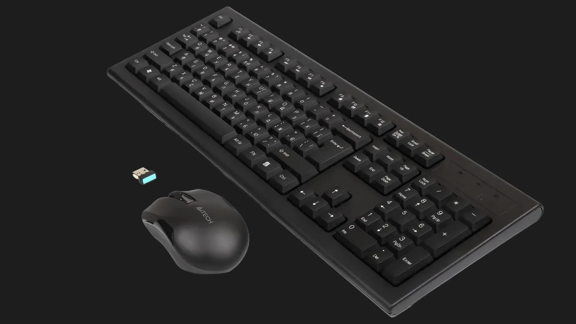 Комплект дротовий клавіатура + миша A4Tech 3000N (GK-85+G3-200N)