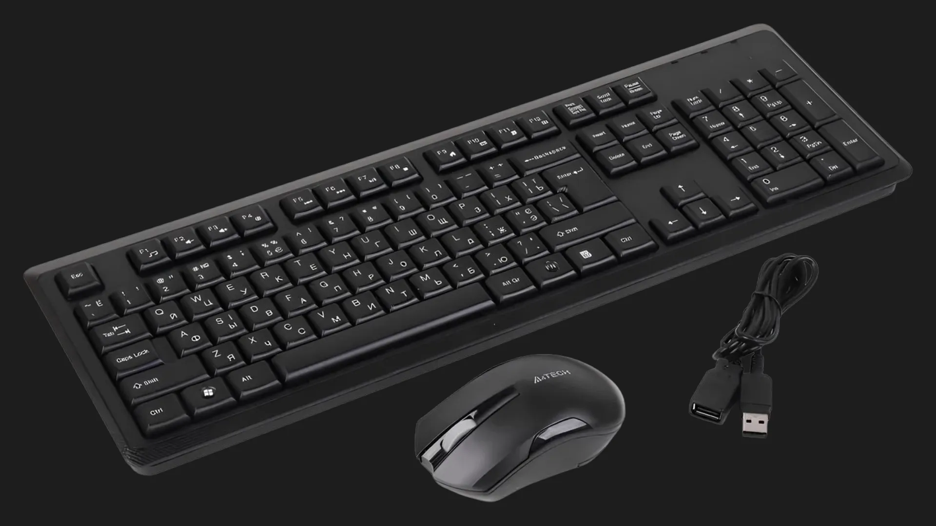Комплект дротовий клавіатура + миша A4Tech 4200N (GR-92+G3-200N)