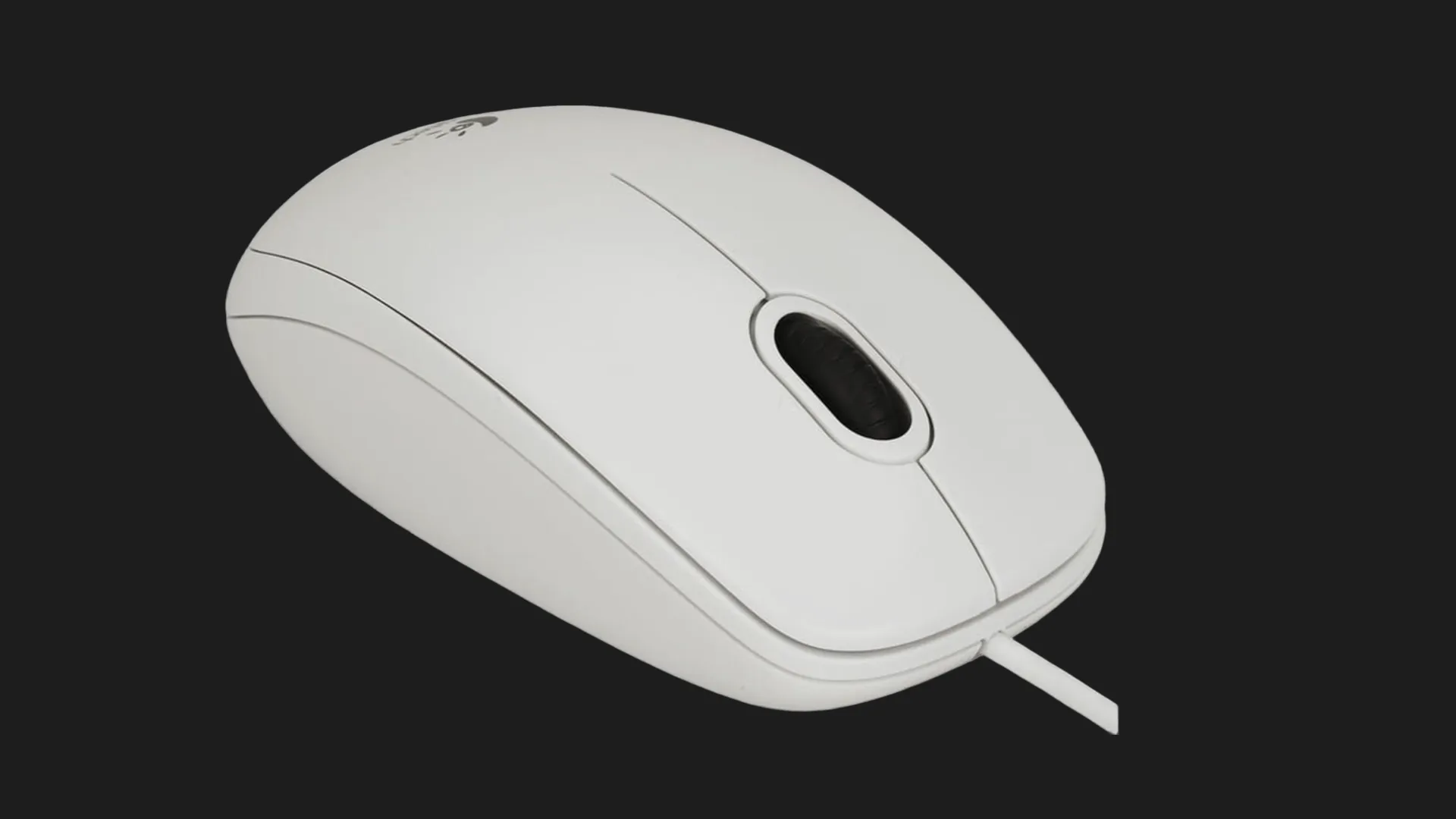 Миша Logitech B100 Optical Mouse (White)