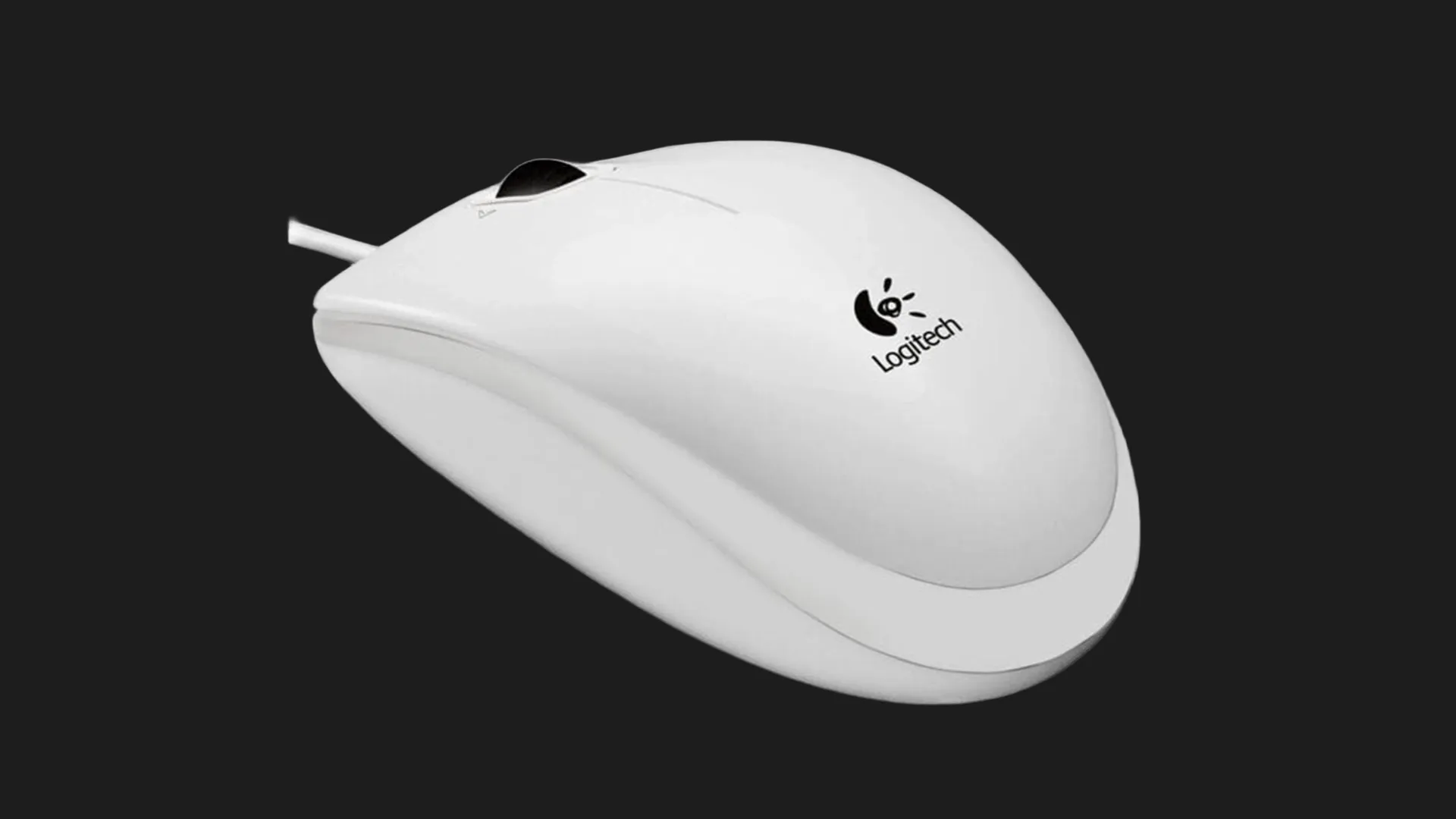 Миша Logitech B100 Optical Mouse (White)