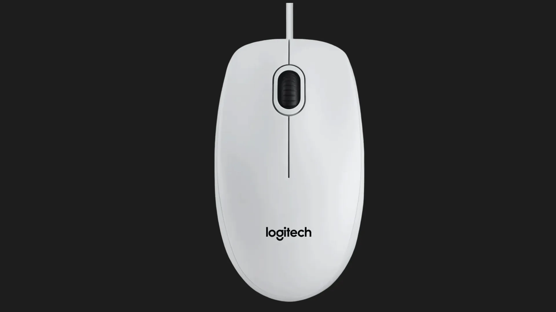 Миша Logitech B100 Optical Mouse (White)