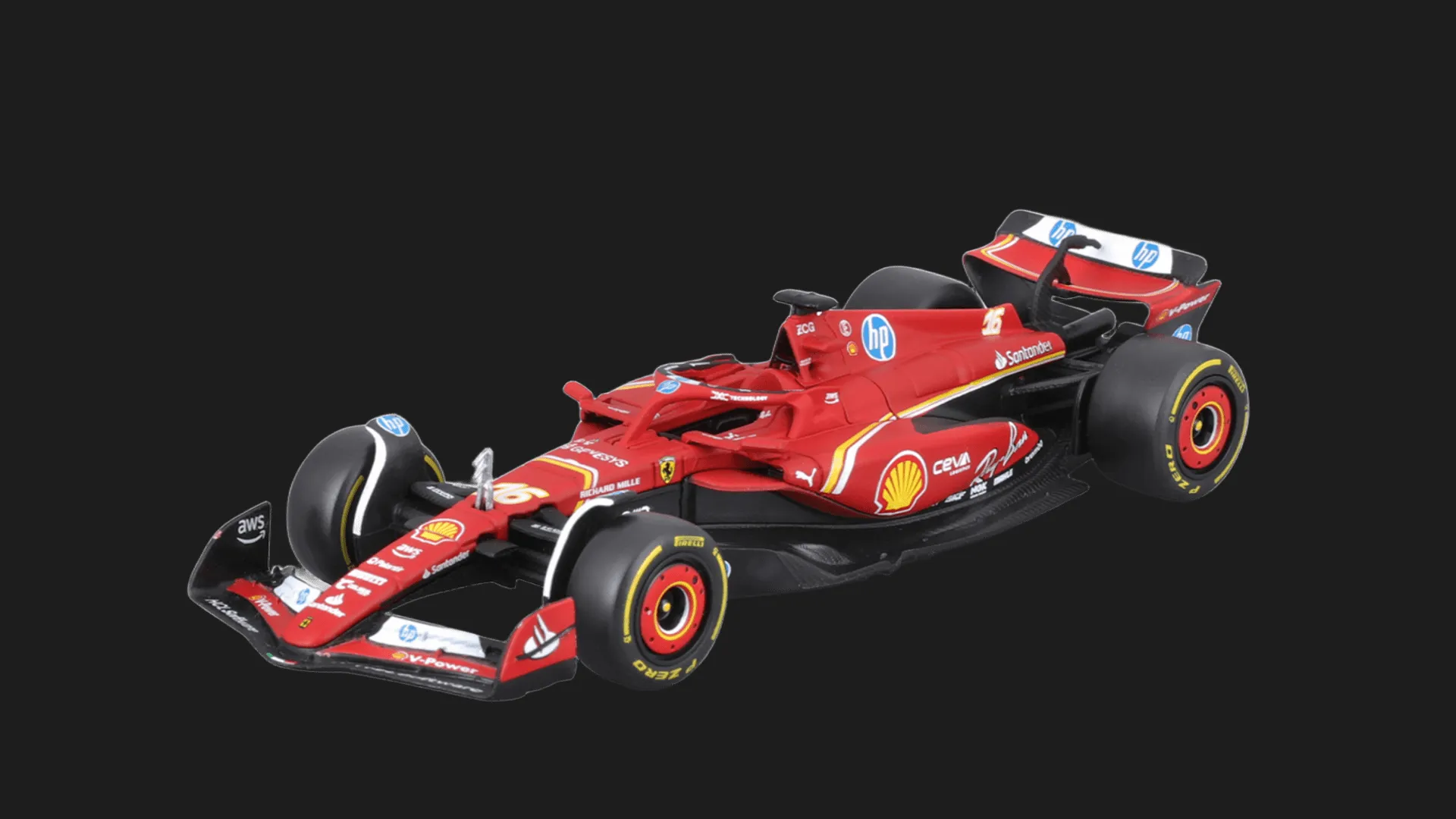 Автомодель Bburago — Ferrari Racing SF-24 в асортименті (1:43) (18-36844)