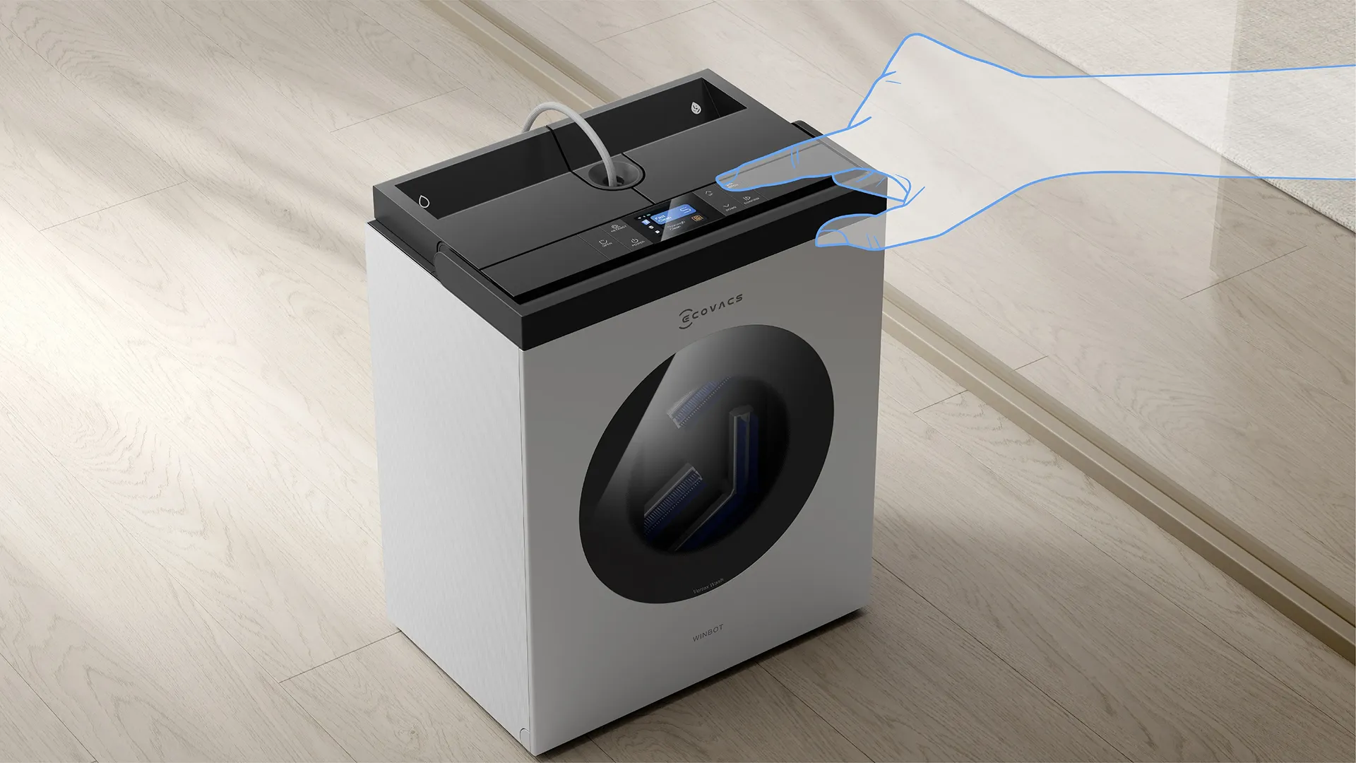 Робот для миття вікон Ecovacs W3 OMNI (WG858-07)