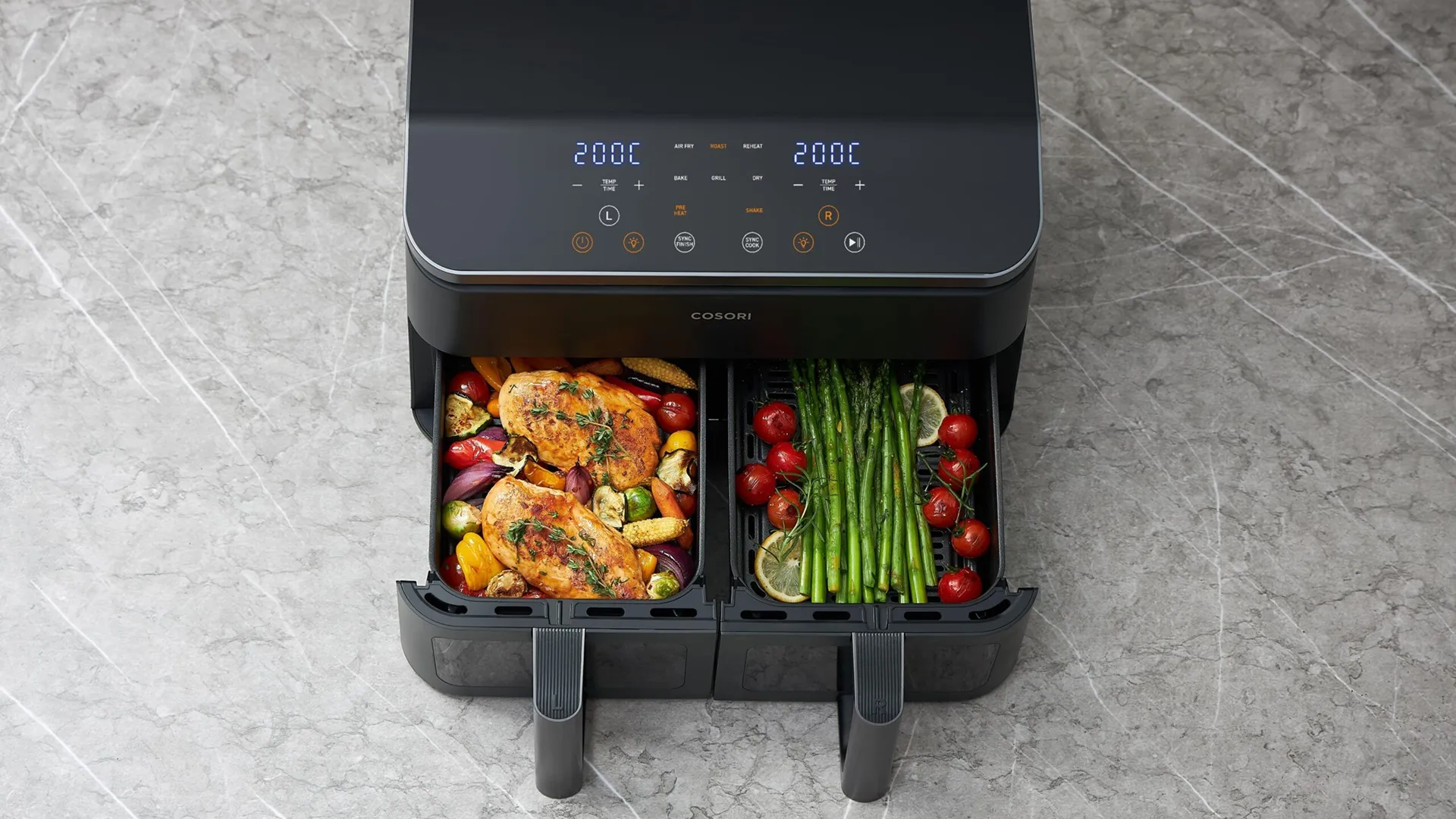 Мультипечь Cosori Dual Basket 8.5l CAF-R901-AEU (Black)
