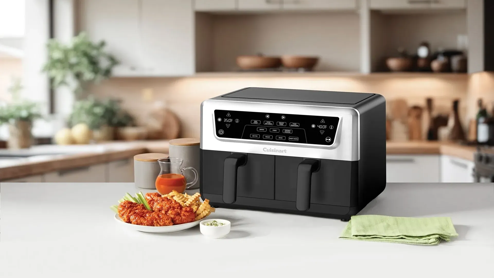 Мультипечь Cuisinart AIR-TWIN 10.4L AFD10XSSE (Black)