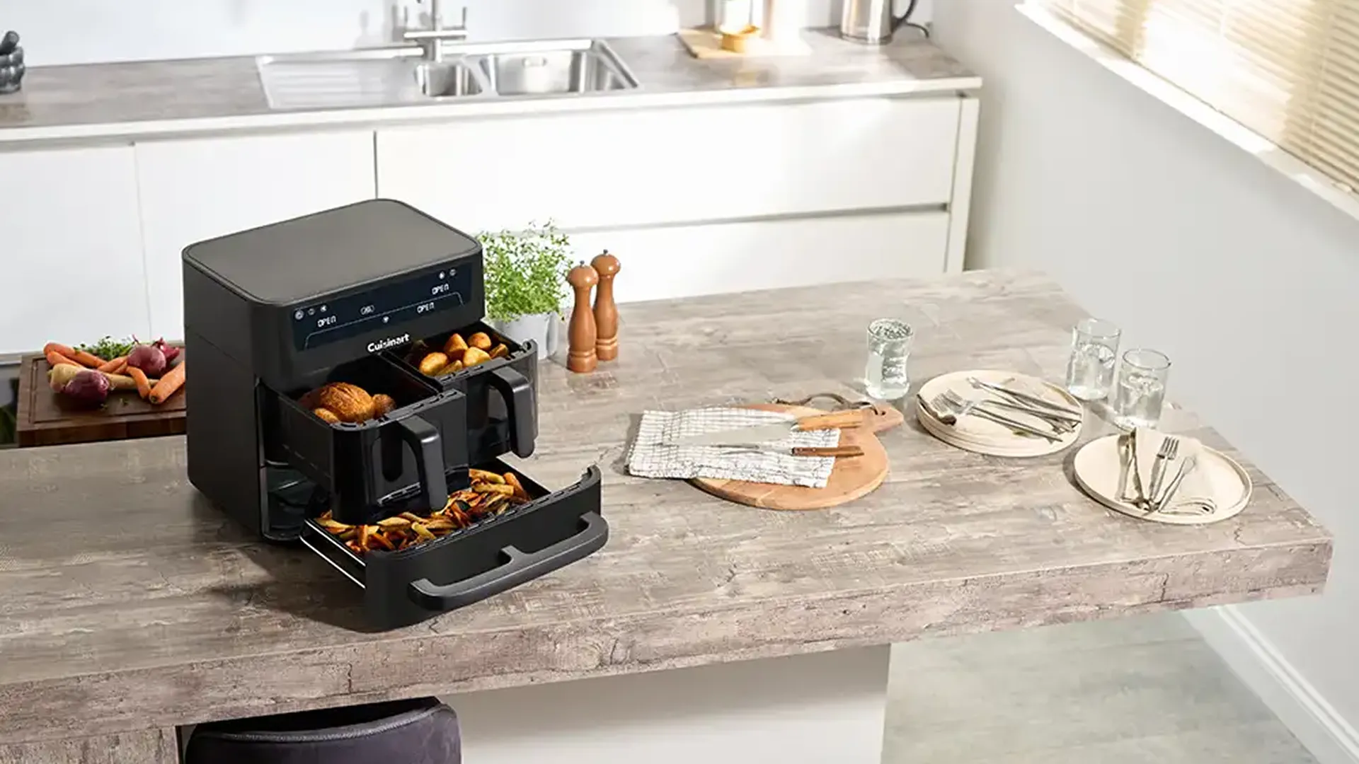 Мультипіч Cuisinart TriZone 13.6L AFT13XBLE (Black)
