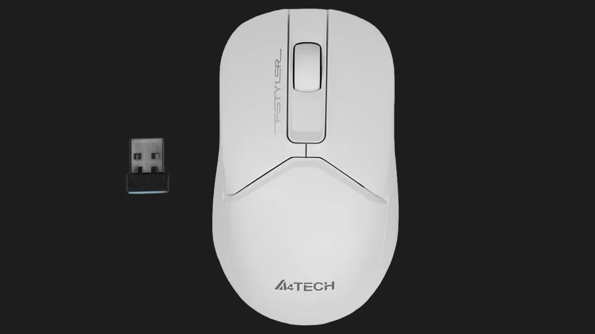 Комплект бездротовий клавіатура + миша A4Tech FG1012 (White)