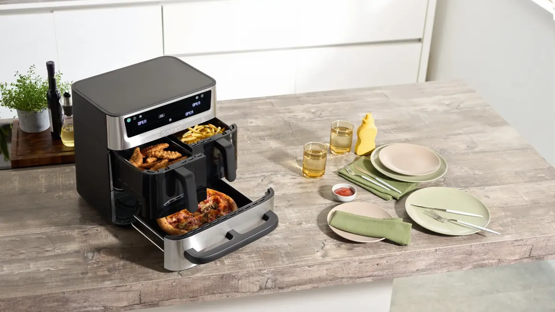 Мультипечь Cuisinart TriZone 13.6L AFT13XSSE (Stainless Steel)