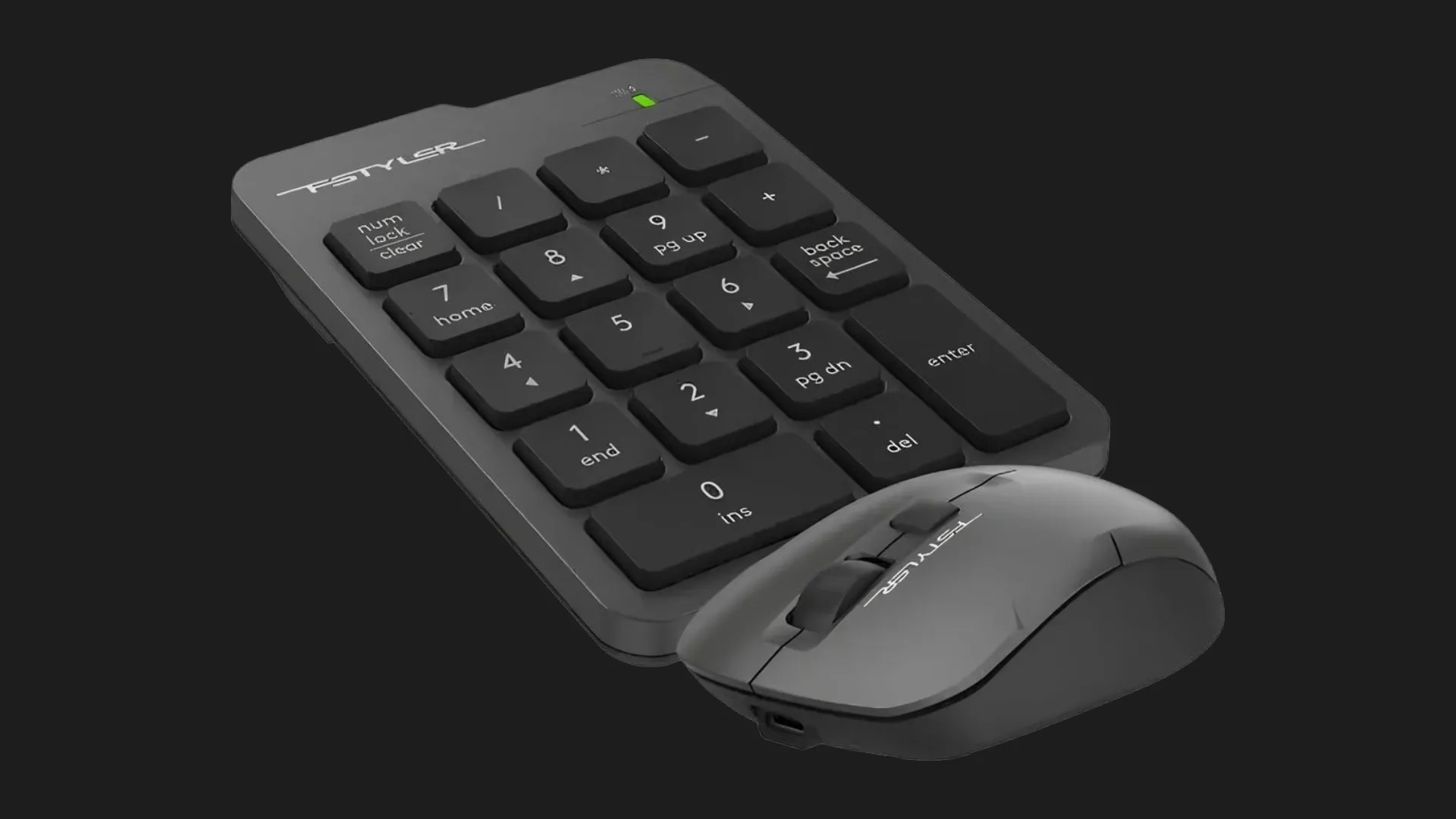 Комплект бездротовий клавіатура + миша A4Tech FG1600C Air2 (Gray)