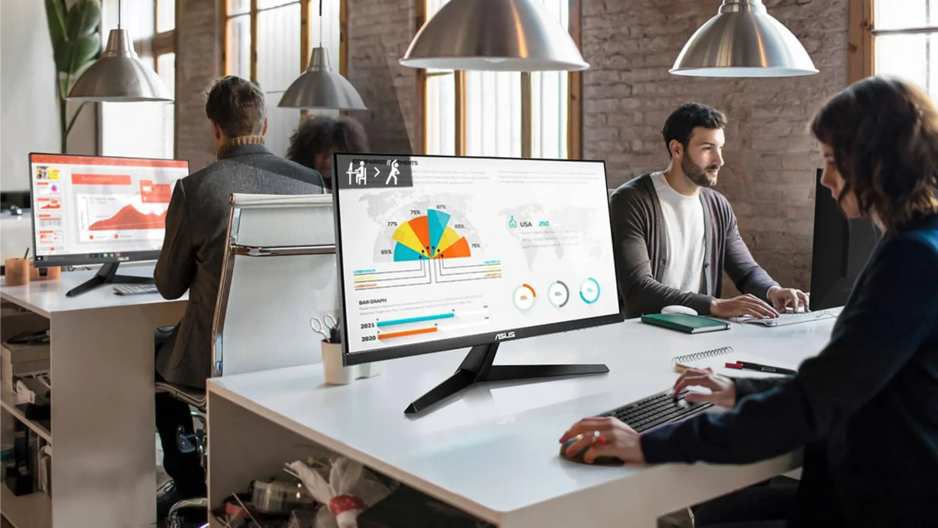Монітор Asus 21.45" VY229HF IPS 100Hz 90LM0960-B03170