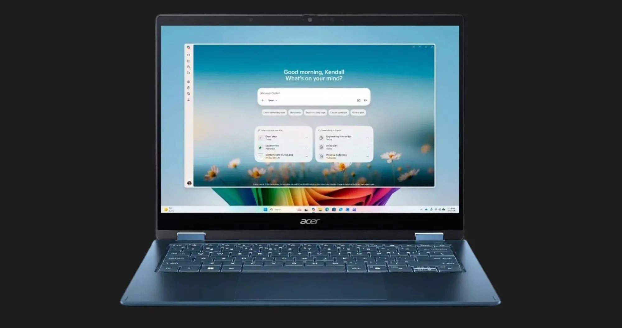 Ноутбук Acer Swift Spin 14 AI SFSP14-Q51T 14" (Qualcomm X2E-78100/16GB/512GB/Qualcomm Adreno) (NX.W0KEU.002) (UA)