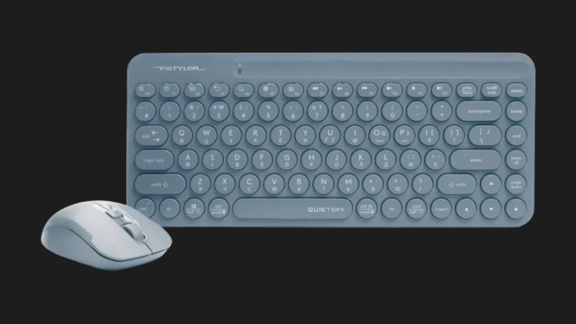 Комплект бездротовий клавіатура+миша клавіатура+миша A4Tech FG3200 Air2 (Blue)