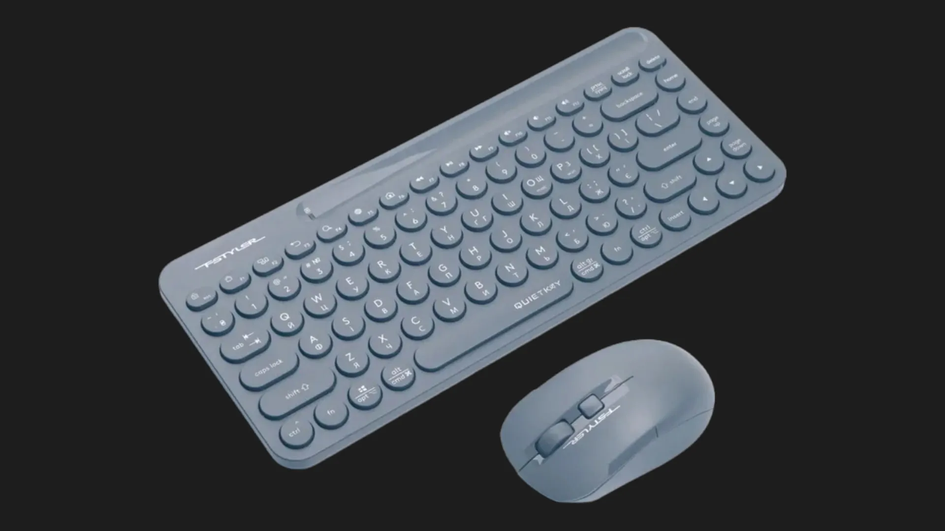 Комплект бездротовий клавіатура+миша клавіатура+миша A4Tech FG3200 Air2 (Gray)