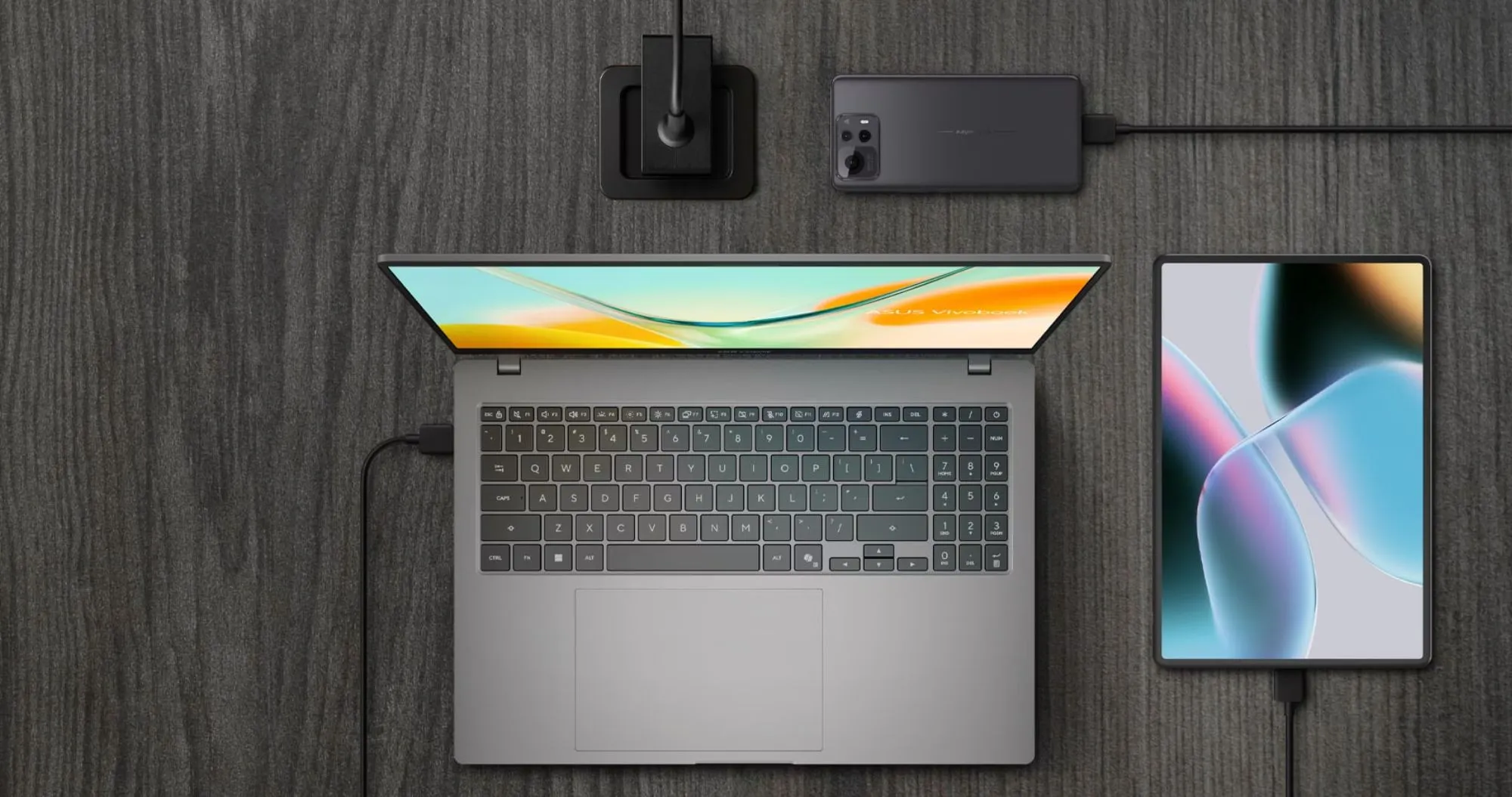 Ноутбук Asus Vivobook S16 S5608QA-U3214W 16" (Qualcomm Snapdragon X1/16GB/512GB/Qualcomm Adreno) (90NB19C2-M00HN0) (UA)