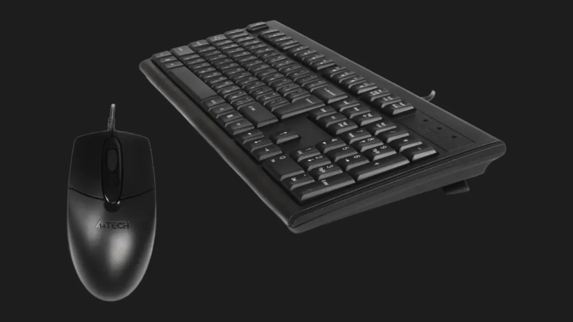 Комплект беспроводной клавиатура+мышь клавиатура+мышь A4Tech KR-8372S (Black)