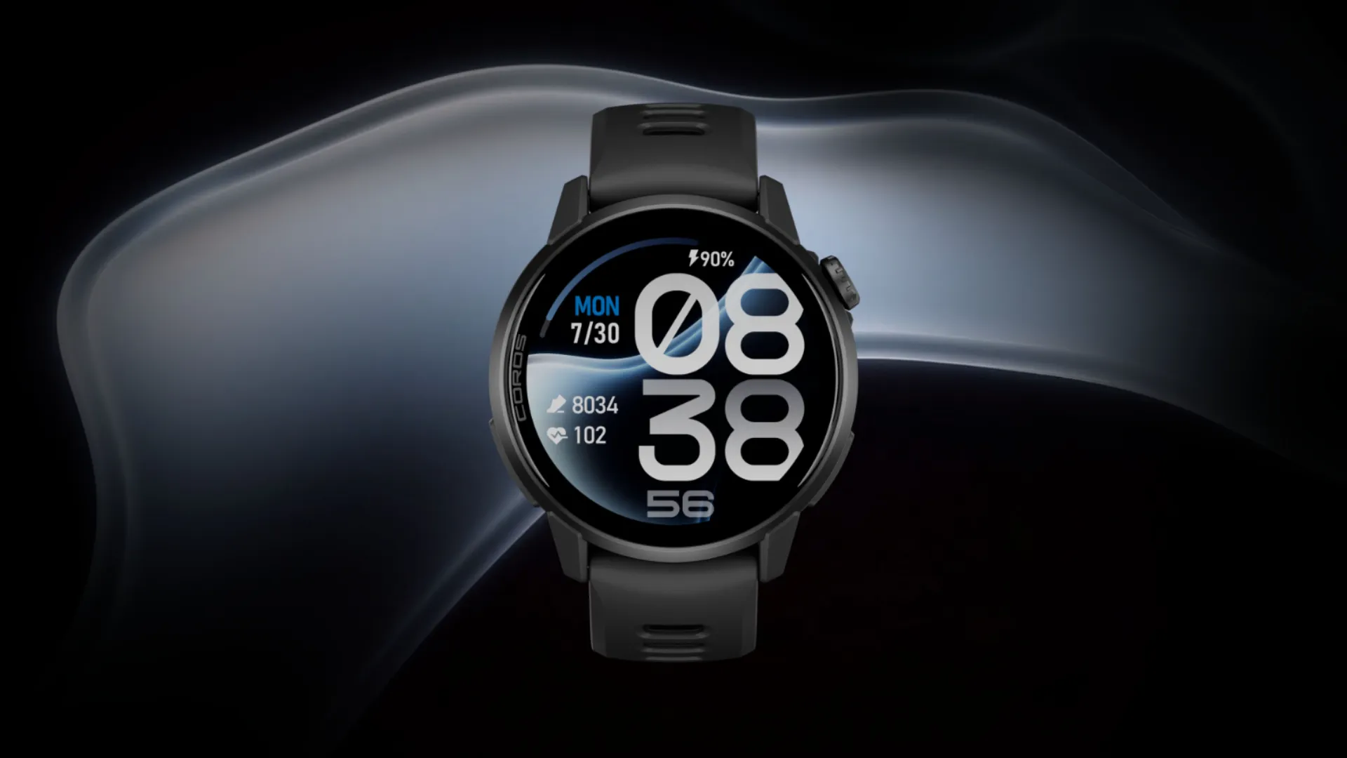 Coros Pace 4 Pro 47mm Black Silicone