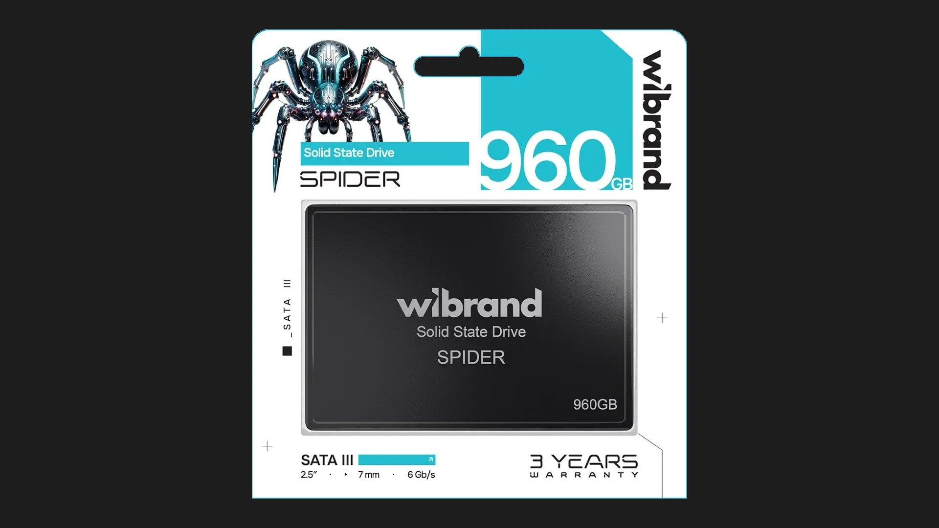SSD накопитель Wibrand Spider 480GB 2.5 (WI2.5SSD/SP480GBST)
