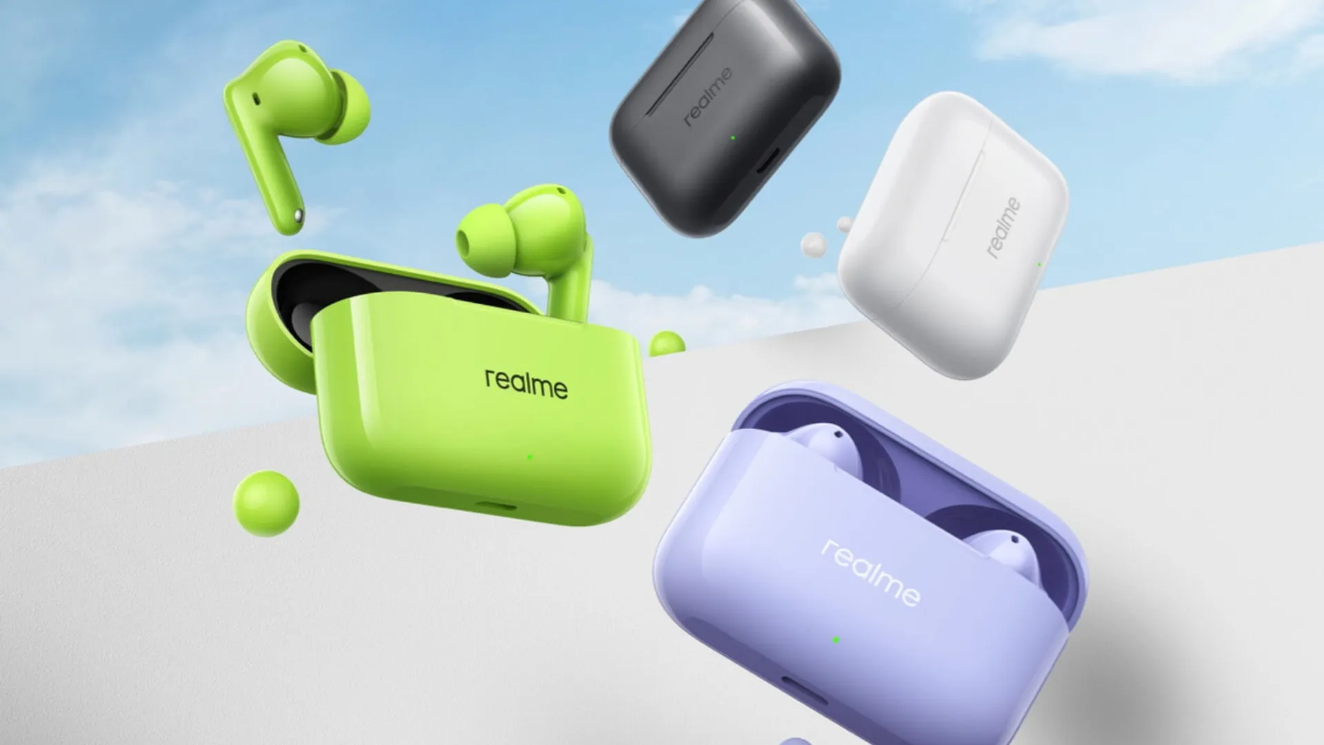 Навушники Realme Buds T200 (Mystic Gray)