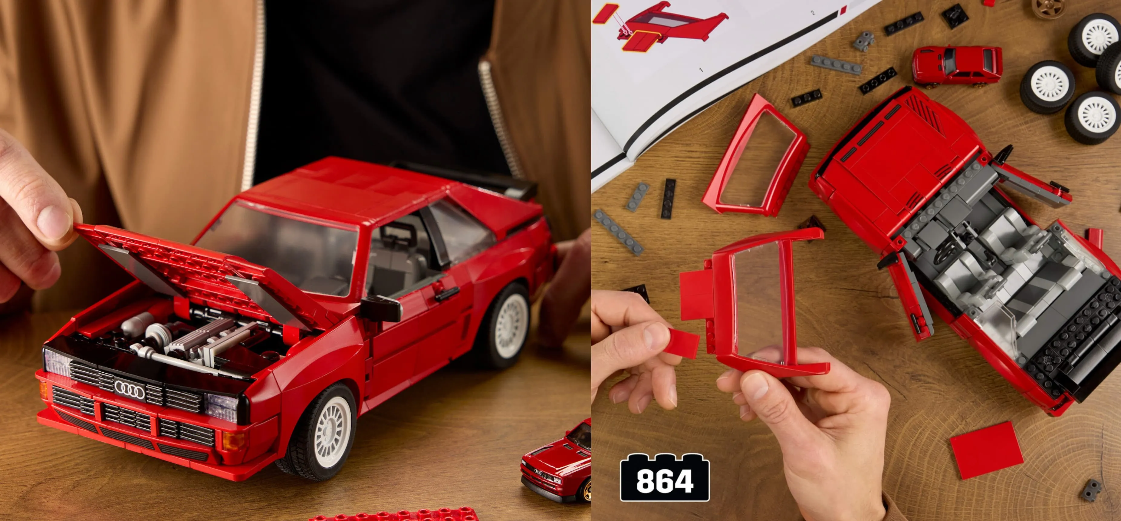 Колекційна машинка-конструктор Mattel Brick Shop Elite Audi ‘84 Sport Quattro (JLK39)