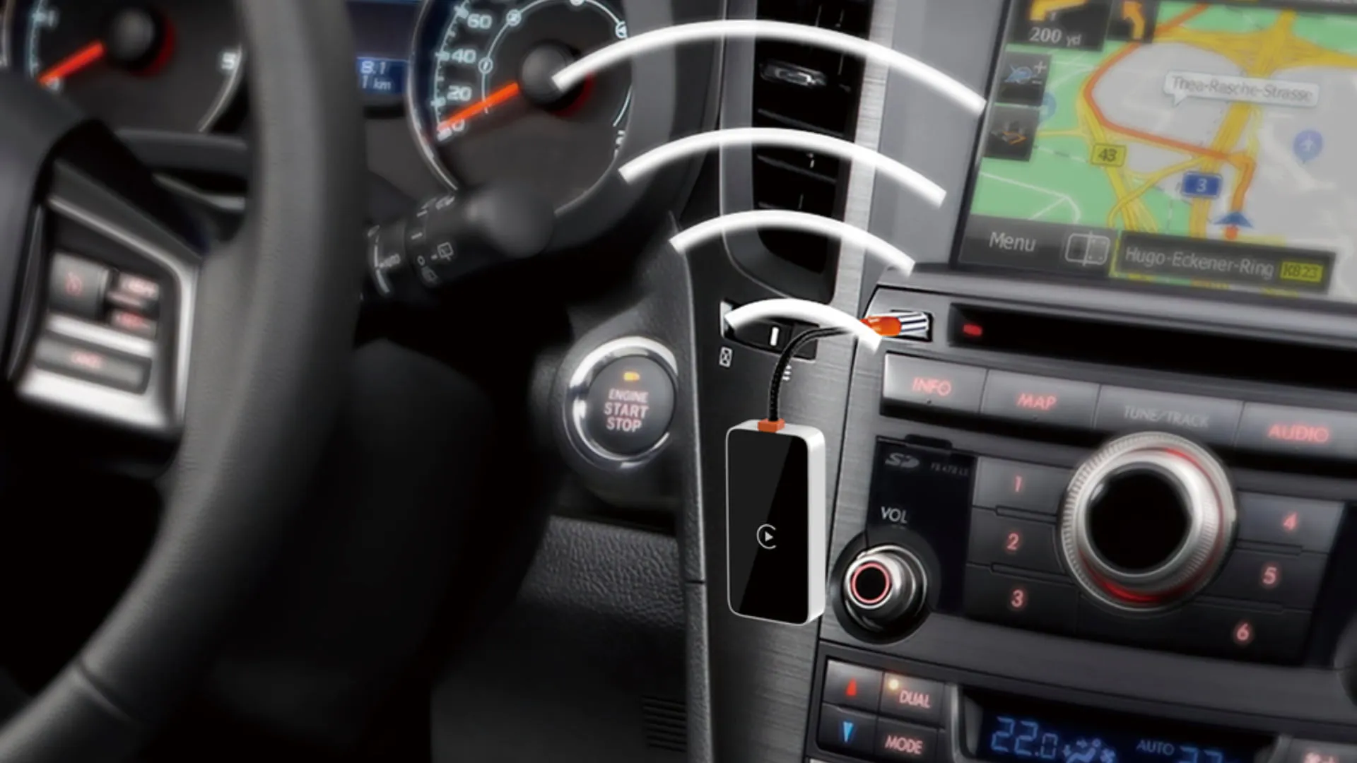 Адаптер WIWU CarPlay Adapter Wi-CP002 (Gray)