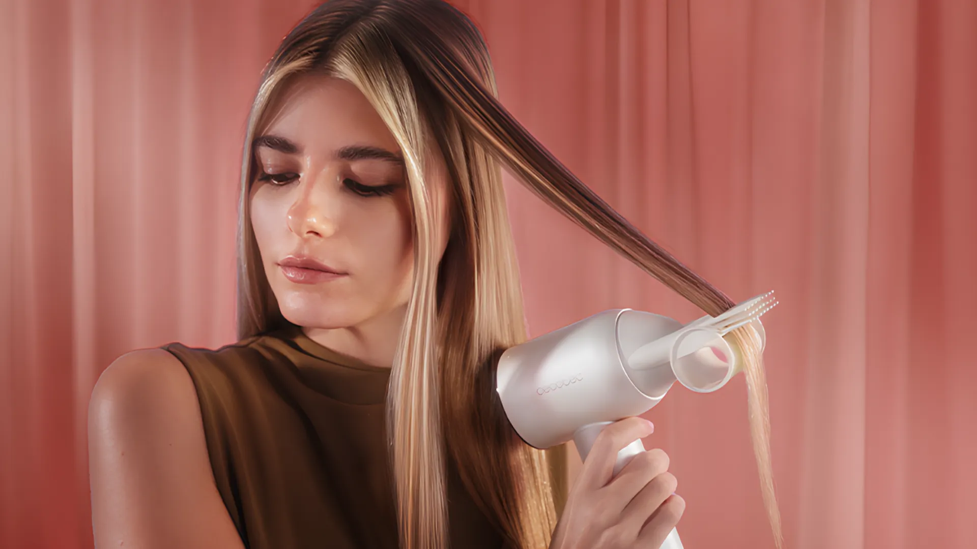 Фен Cecotec DryGlam Waves Champagne 4in1 (Champagne) (A01_EU01_103715)