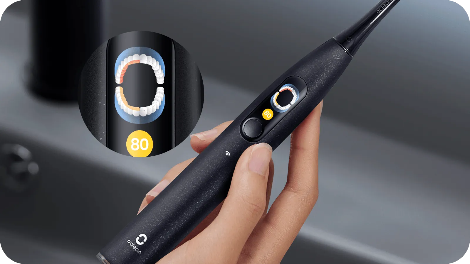 Зубная электрощетка Oclean X Ultra 20 Electric Toothbrush (Black)