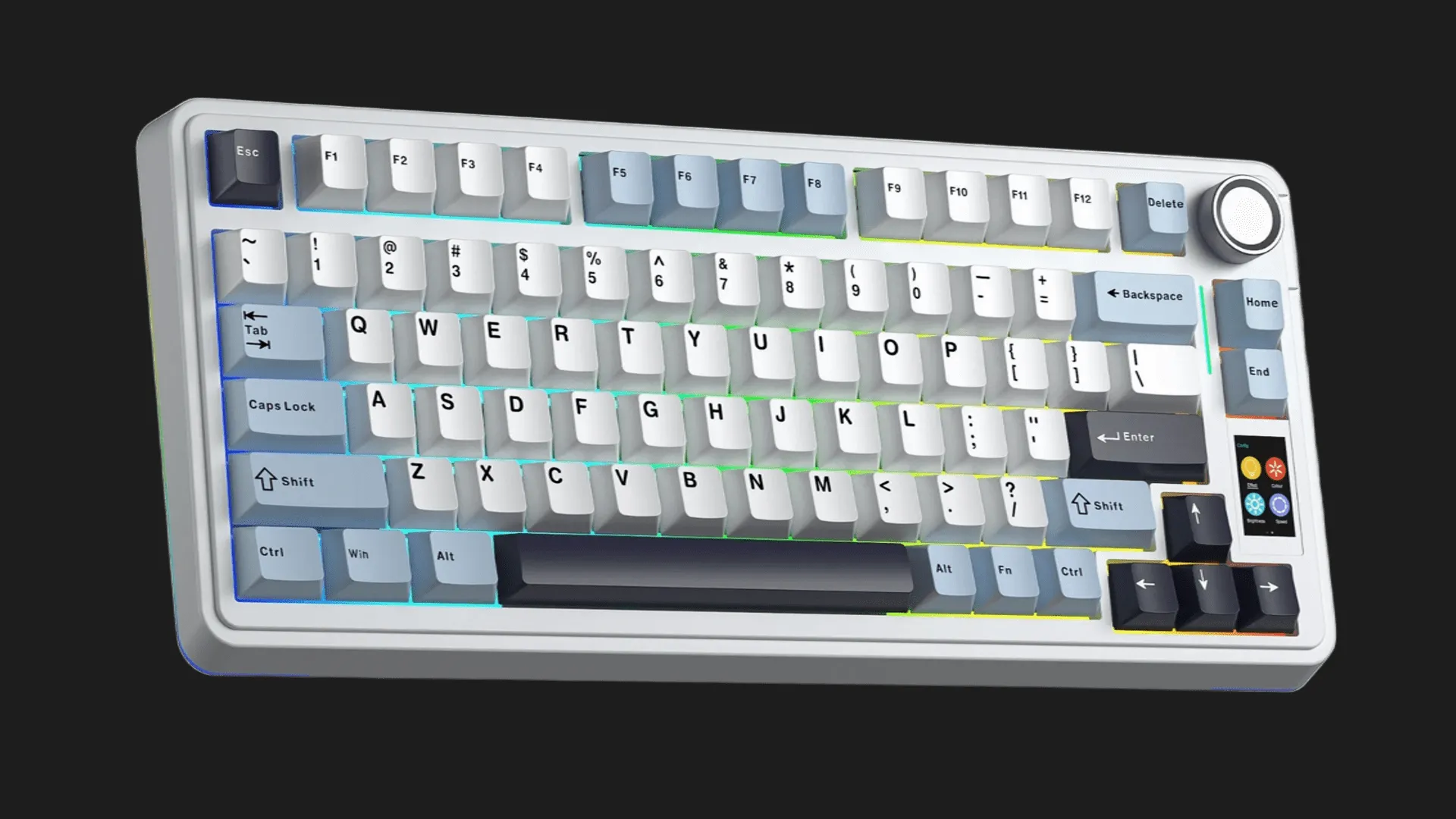 Клавиатура беспроводная AULA S75Pro Wireless Keyboard Star Vector Switch, (White) (UA)