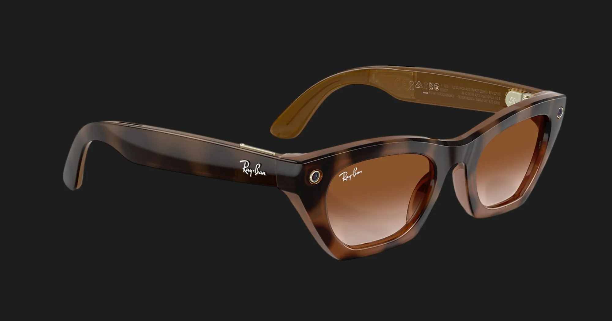 Смарт-окуляри Ray-Ban Meta Zena (Gen 3) (Polished Havana/Gradient Brown) (RW4015 690513 49-22) (M)