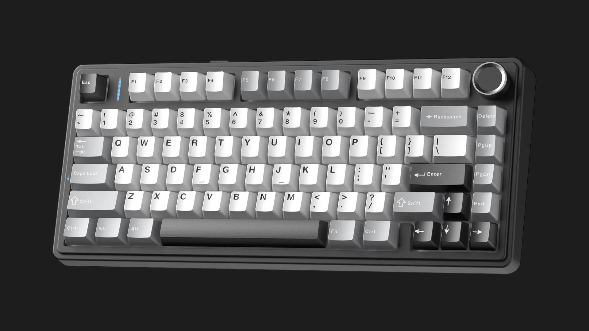 Клавіатура бездротова AULA F75 HE Wireless Keyboard Dragan King Magnetic Switch (Black/White) (EN/UA)