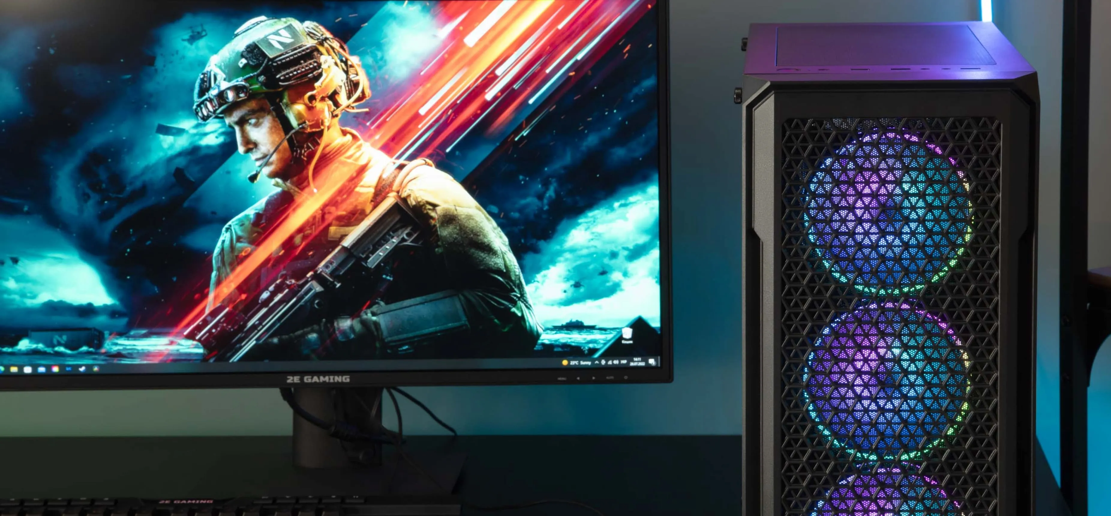 Компьютер 2Е Complex Gaming (AMD R5-7500F, 32Gb, F1TB, NVD5060-8) (2E-12662)