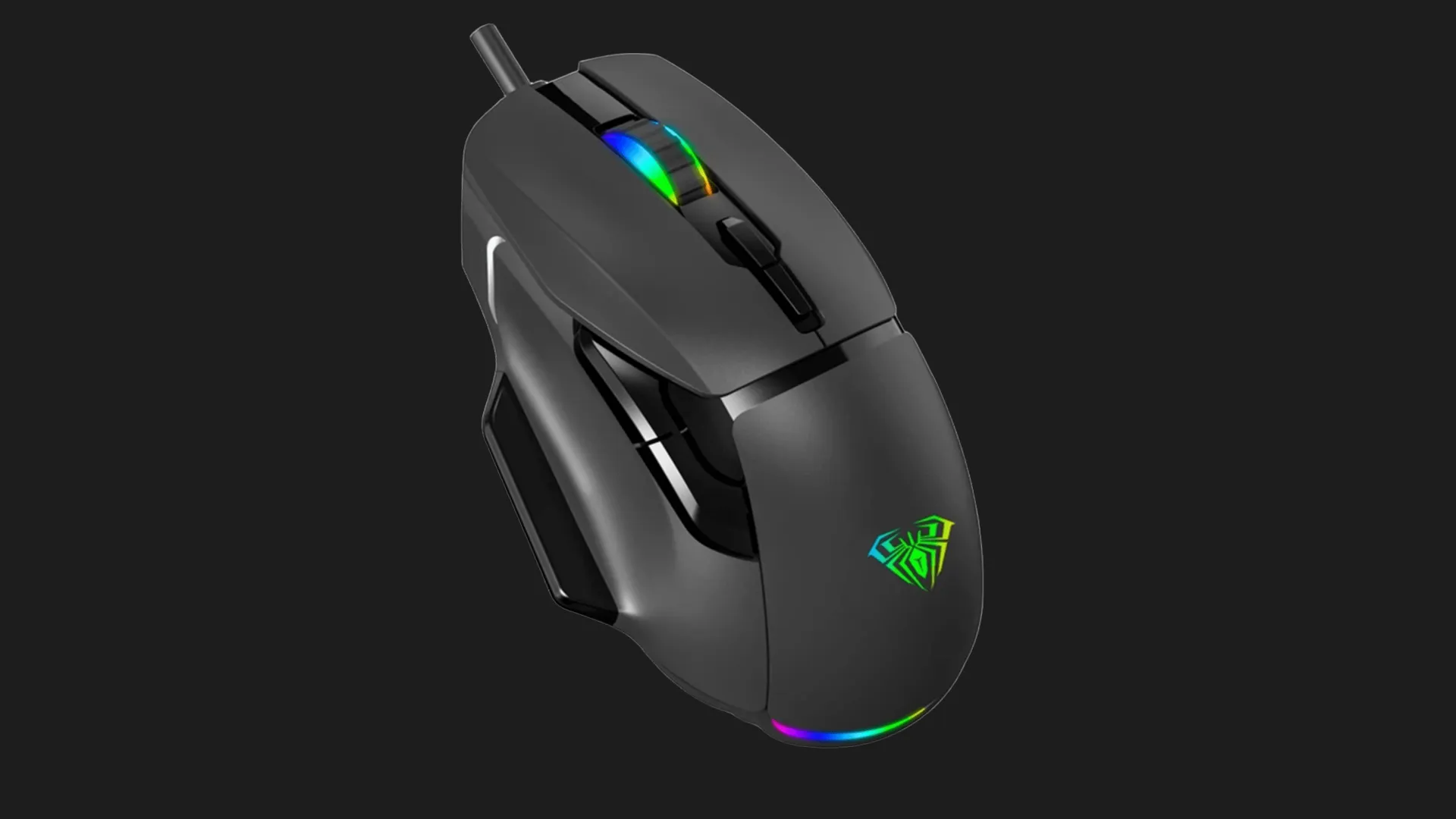 Проводная мышь AULA F815 Wired gaming mouse (Black)