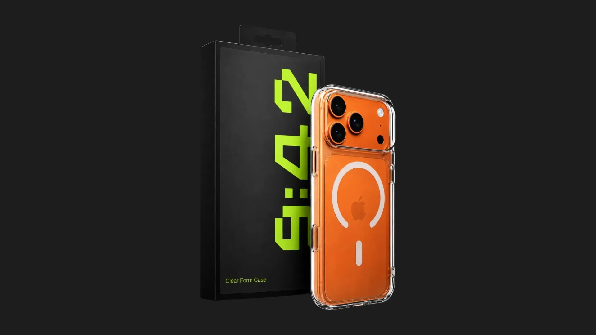 Чехол 9:42 для iPhone 17 Pro / 18 Pro (Clear Form)