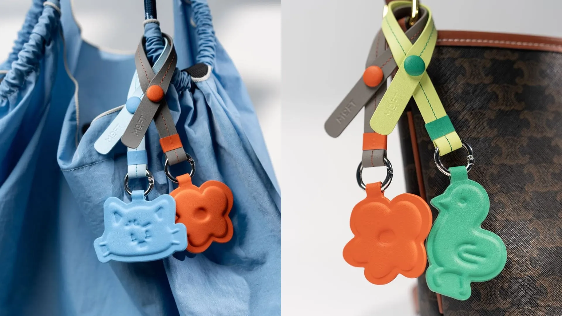 Брелок MOFT Aura Mark Art Leather Tag (Orange)