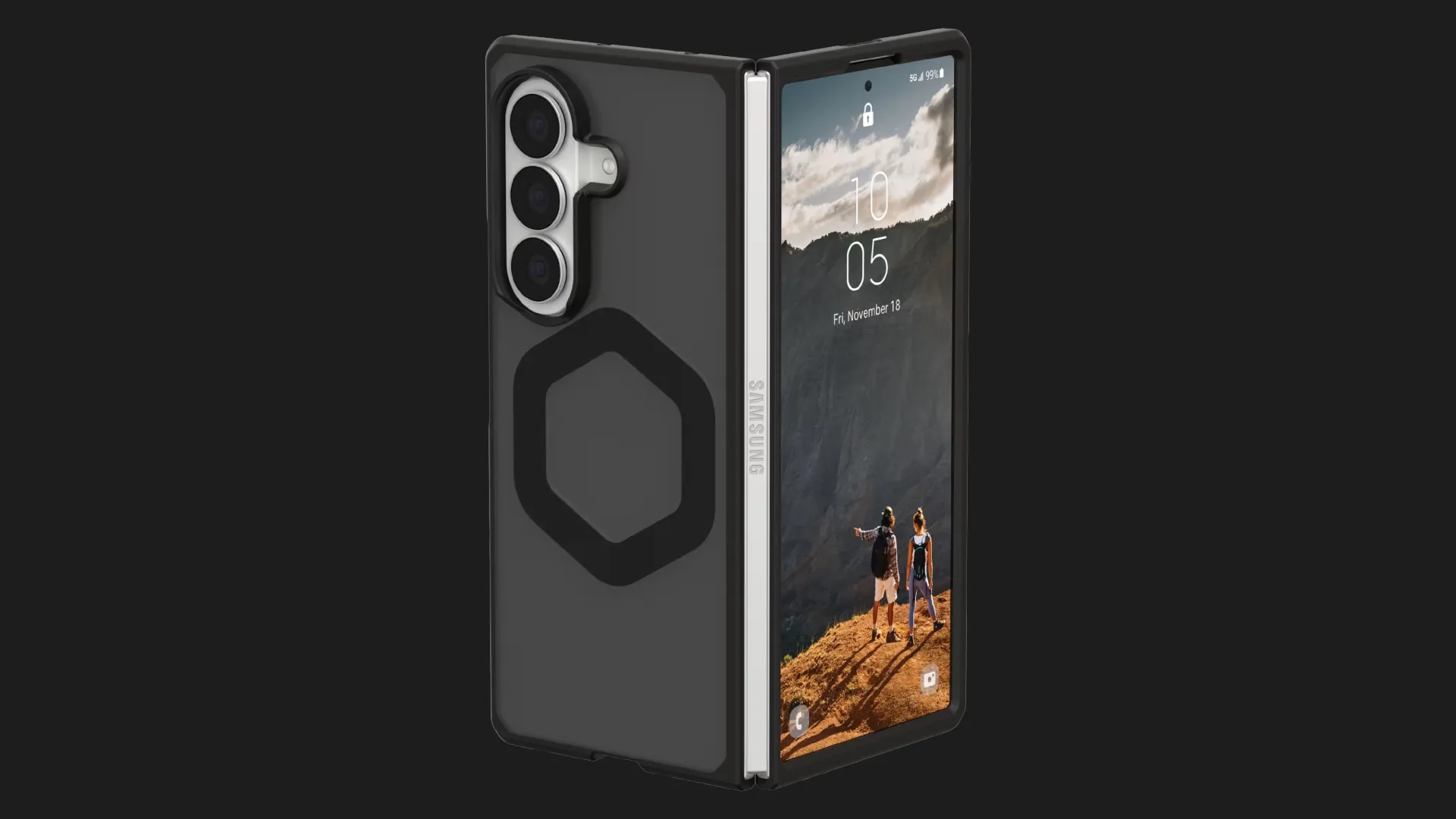 Чехол UAG Mouve with Magnet для Samsung Galaxy Z Fold 8 Ultra (Ice)
