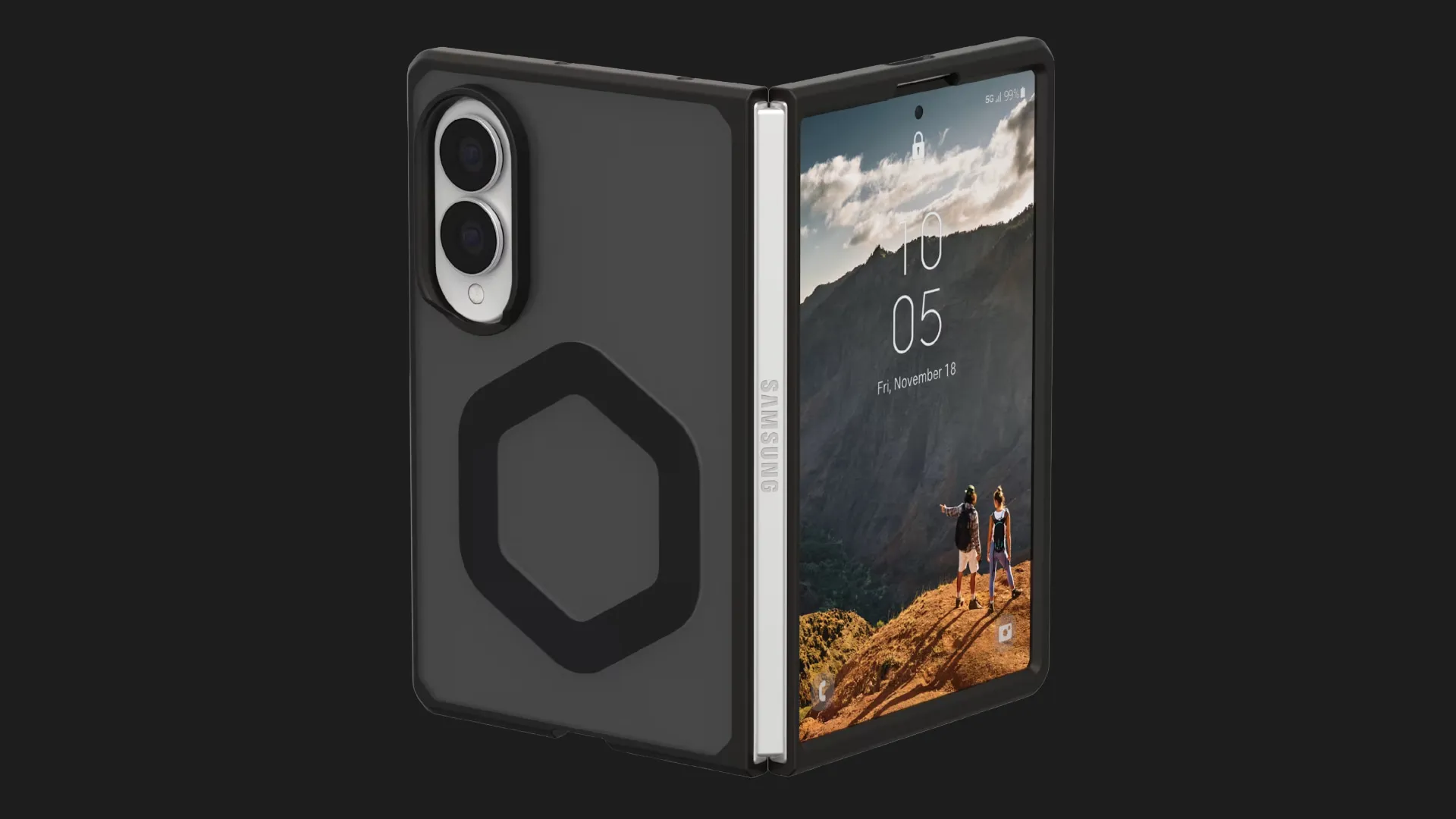Чохол UAG Mouve with Magnet для Samsung Galaxy Z Fold 8 (Ice)