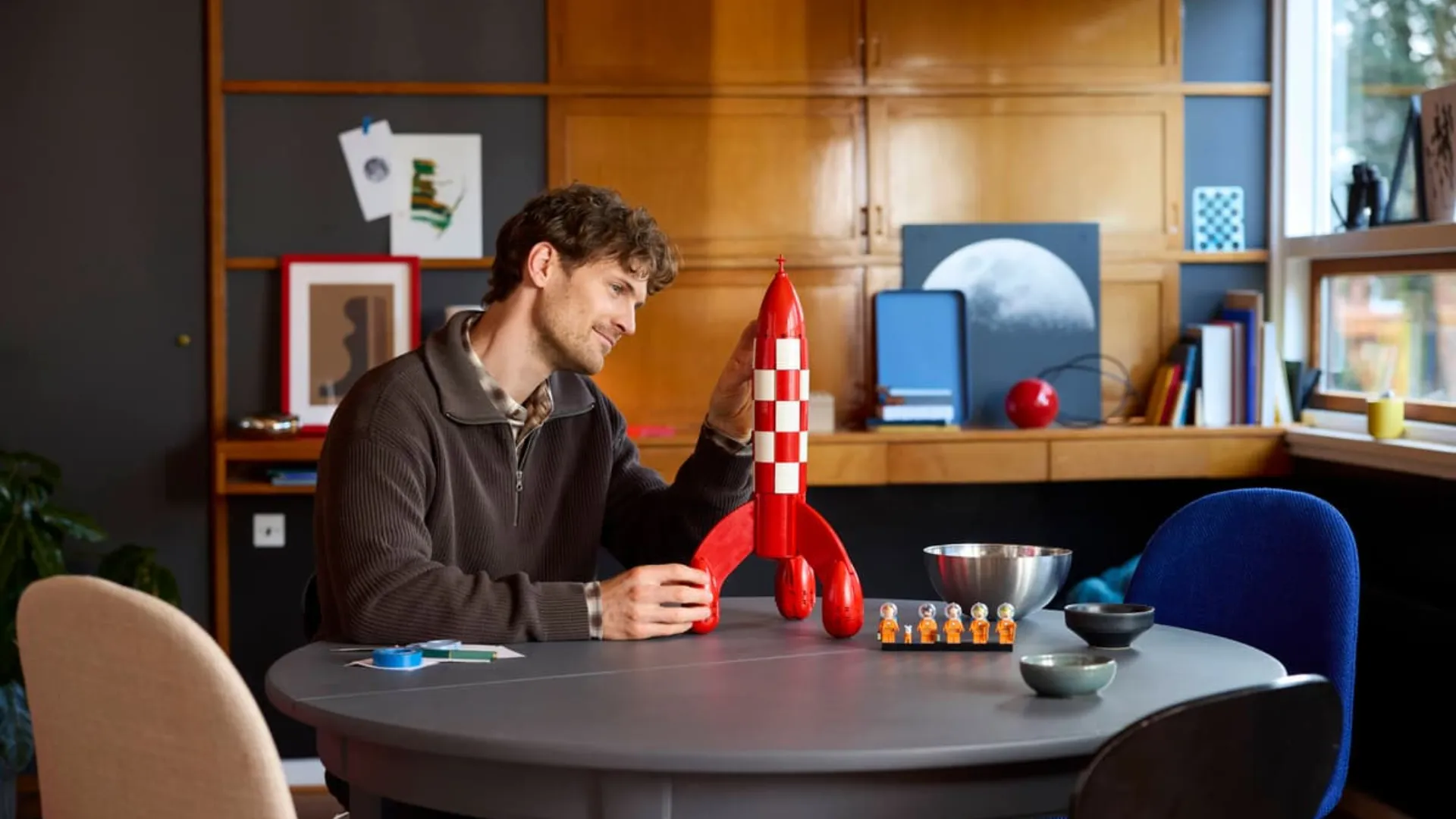 Конструктор LEGO Ideas Місячна ракета Tintin (21367)