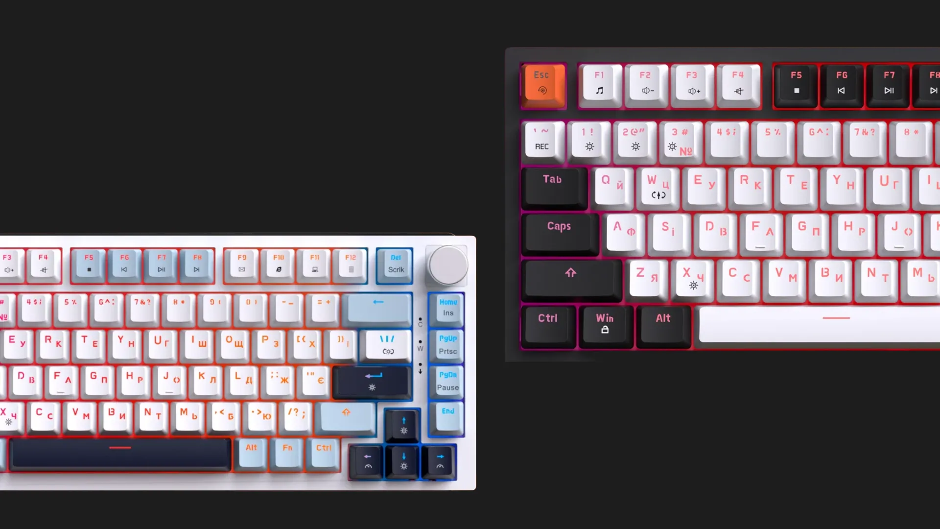 Клавіатура GamePro MK160 V2 Warden QLAB Sakura Black (MK160-V2-B-QS) (UA)
