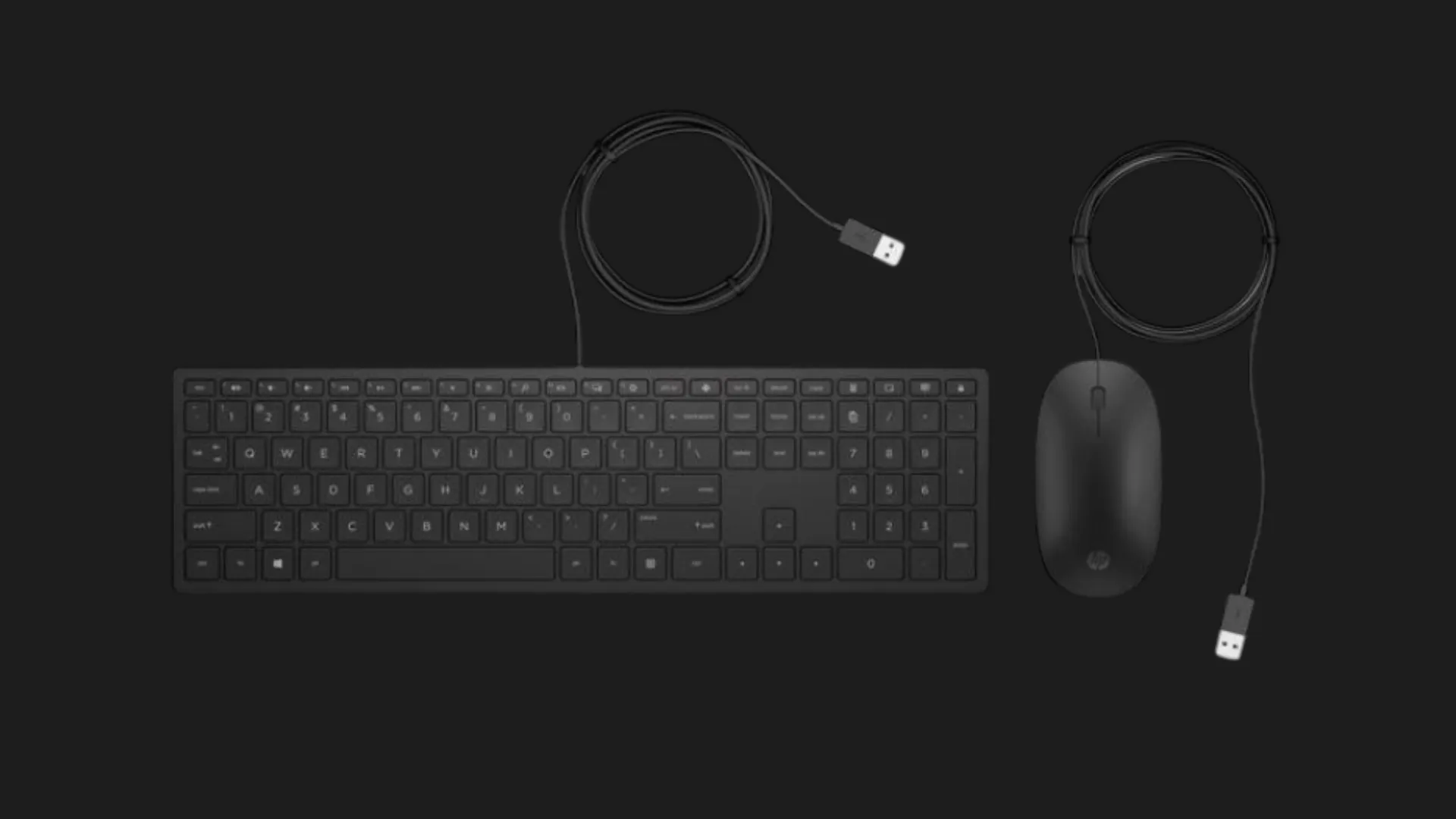 Комплект дротовий HP Pavilion 400 клавіатура + миша USB (4CE97AA) (Black)