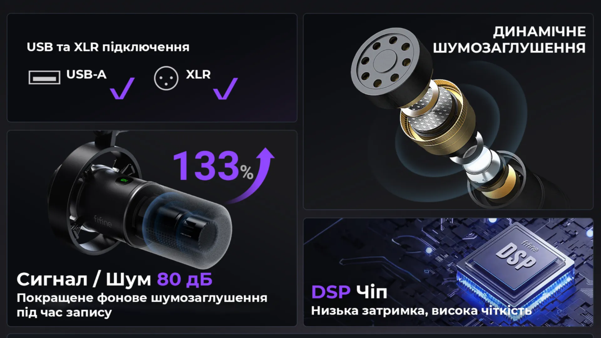 Мікрофон Fifine (K688CT) (UA)