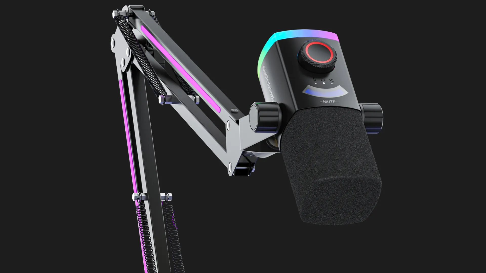 Мікрофон Fifine (AM8PROT) USB/XLR Black (UA)