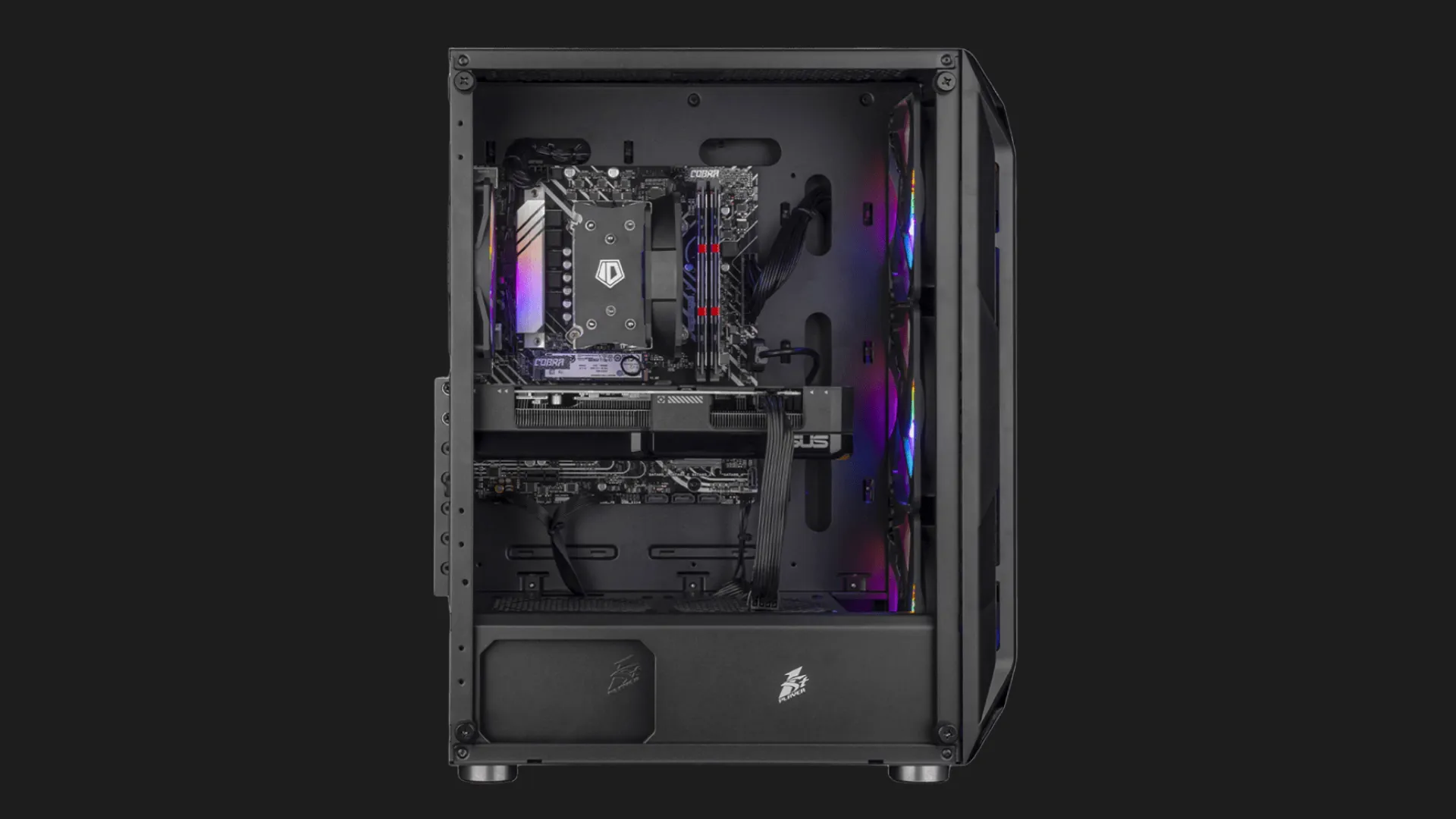 Компьютер COBRA Advanced (Ryzen 5 5500/16GB/250GB (SSD)/RX 9070 XT) (A55.16.S2.97XT.23492) (Black)