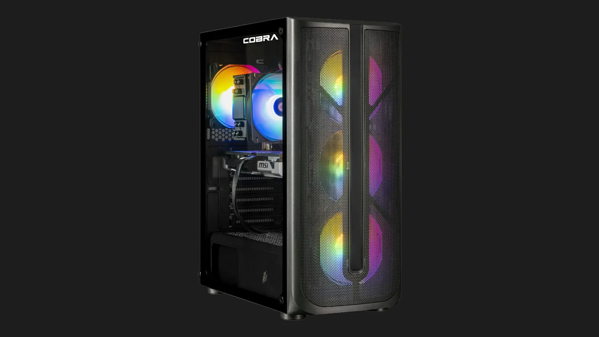 Комп'ютер COBRA Advanced (Ryzen 7 8700F/64GB/500GB (SSD)/RX 9060 XT) (A87F.64.S5.96XT.22979)