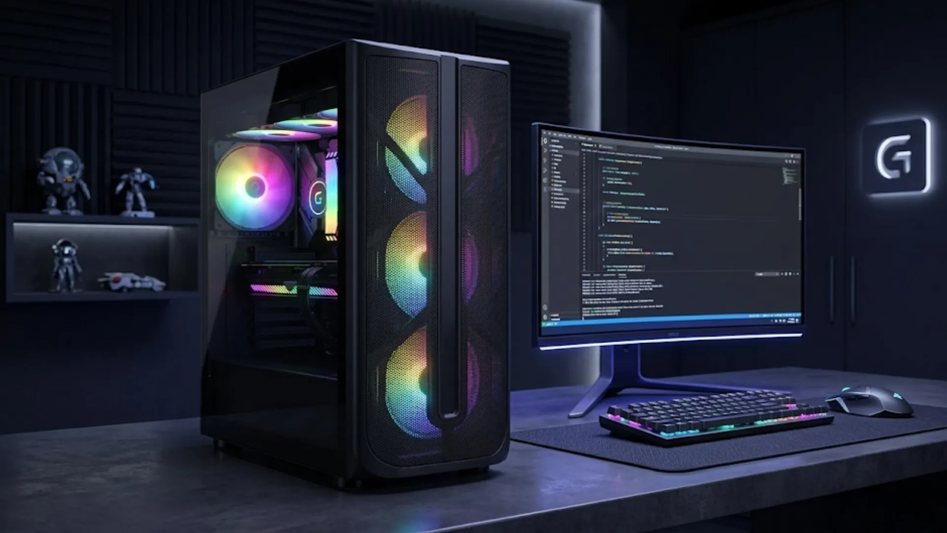 Компьютер COBRA Advanced (Ryzen 7 8700F/64GB/1TB (SSD)/RX 9070 XT/Win 11) (A87F.64.S10.97XT.23050W)