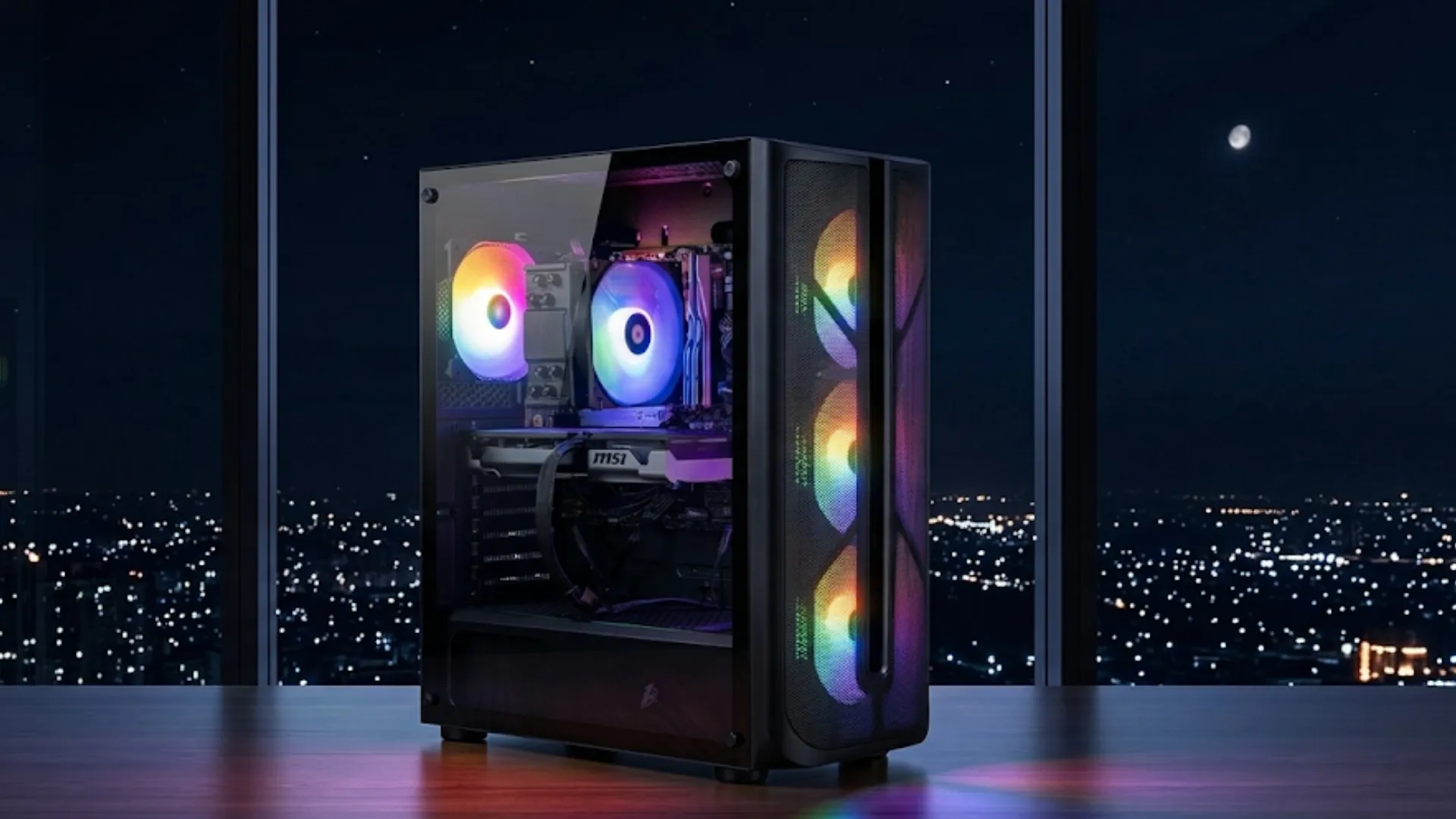 Компьютер COBRA Advanced (Ryzen 7 8700F/64GB/1TB (SSD)/RX 9070 XT/Win 11) (A87F.64.S10.97XT.23050W)