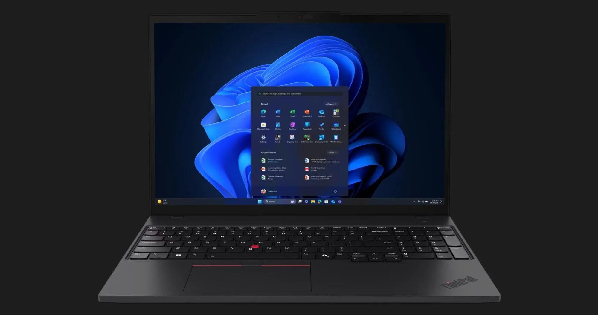 Ноутбук Lenovo ThinkPad T16 Gen 4 16" (Intel Core Ultra 7/32GB/1TB/Intel Graphics) (21QFS1JG00)
