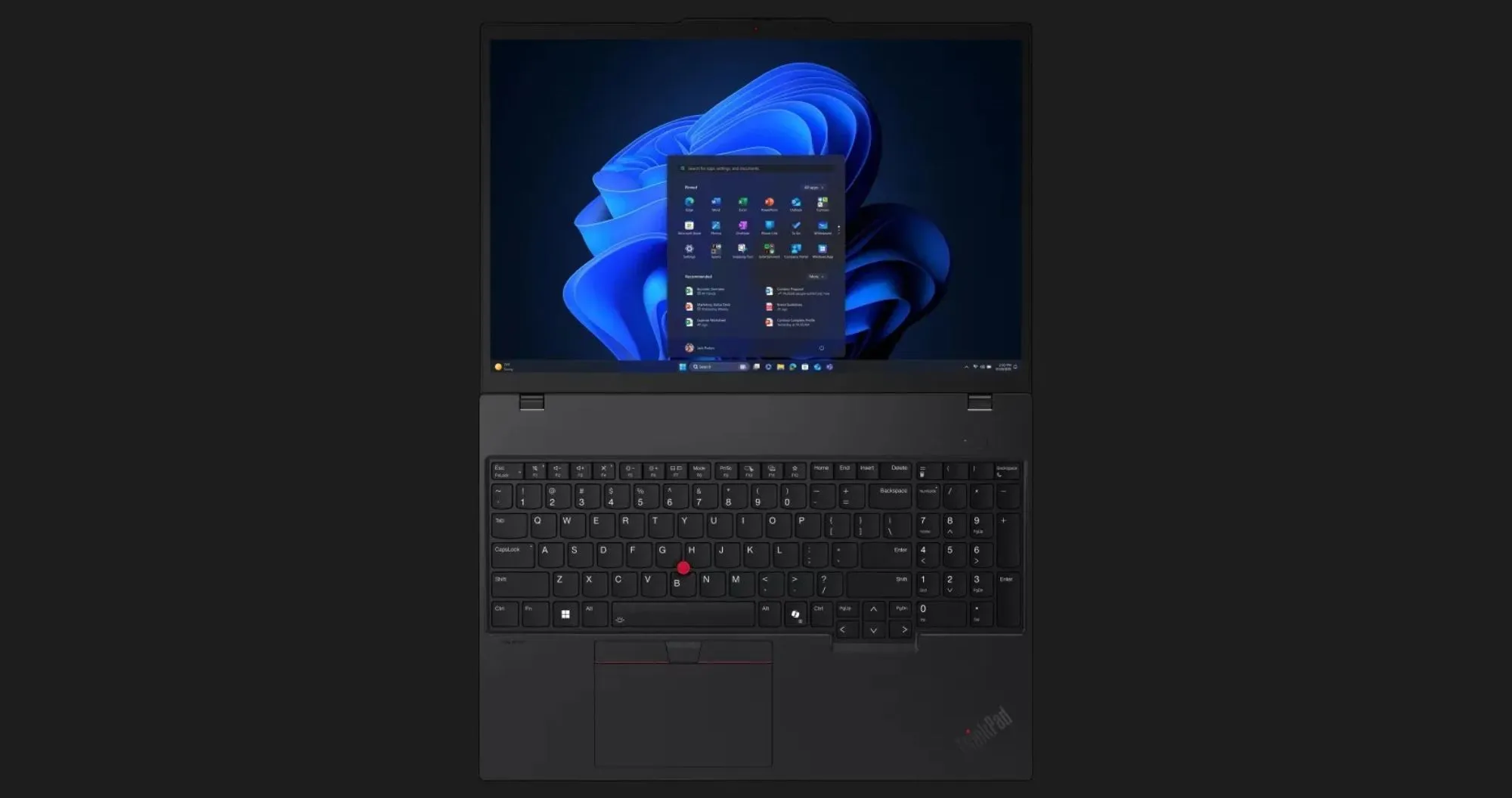 Ноутбук Lenovo ThinkPad T16 Gen 4 16" (Intel Core Ultra 7/32GB/1TB/Intel Graphics) (21QFS1JG00)