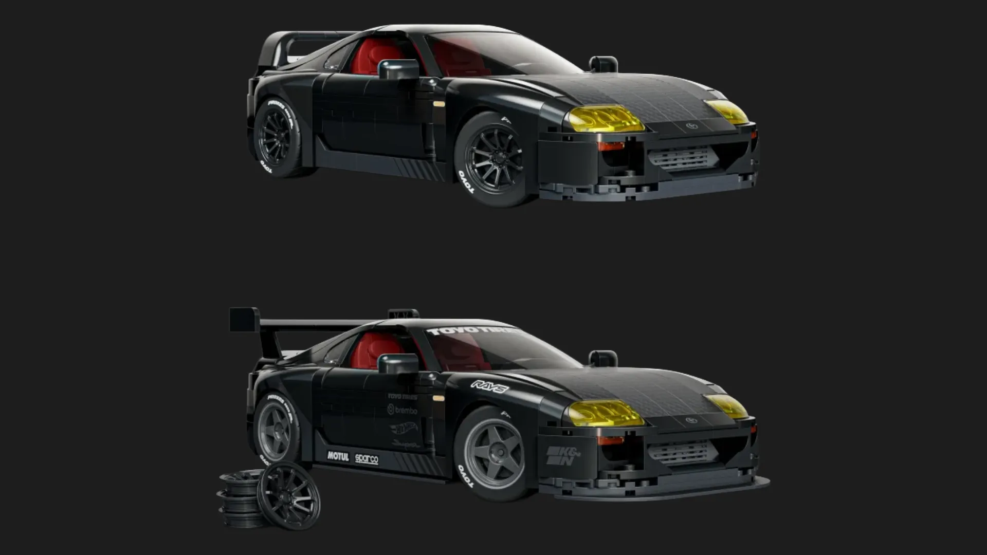 Колекційна машинка-конструктор Mattel Brick Shop Elite Toyota Supra 94 MKIV (JKG40)