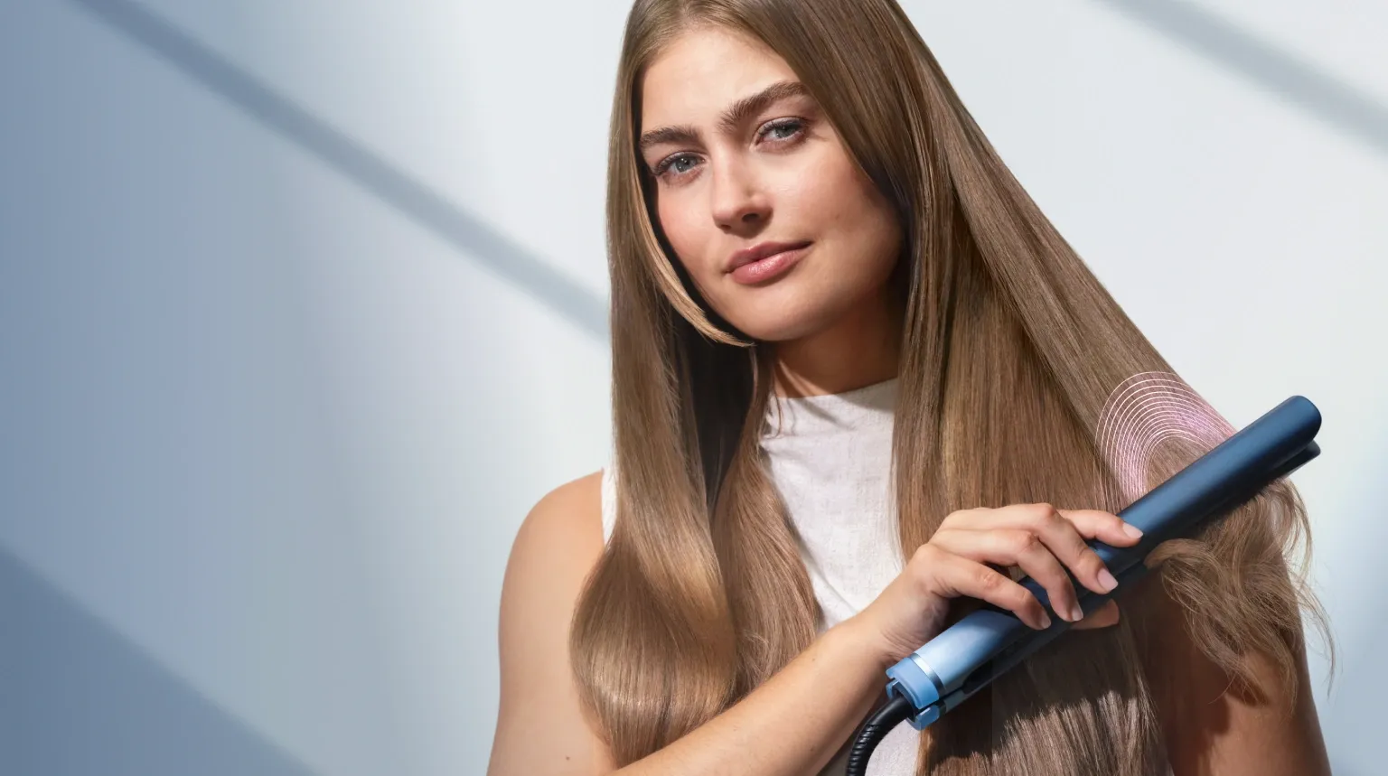 Выпрямитель для волос Philips Aqua SenseIQ 9000 (Dark Blue)