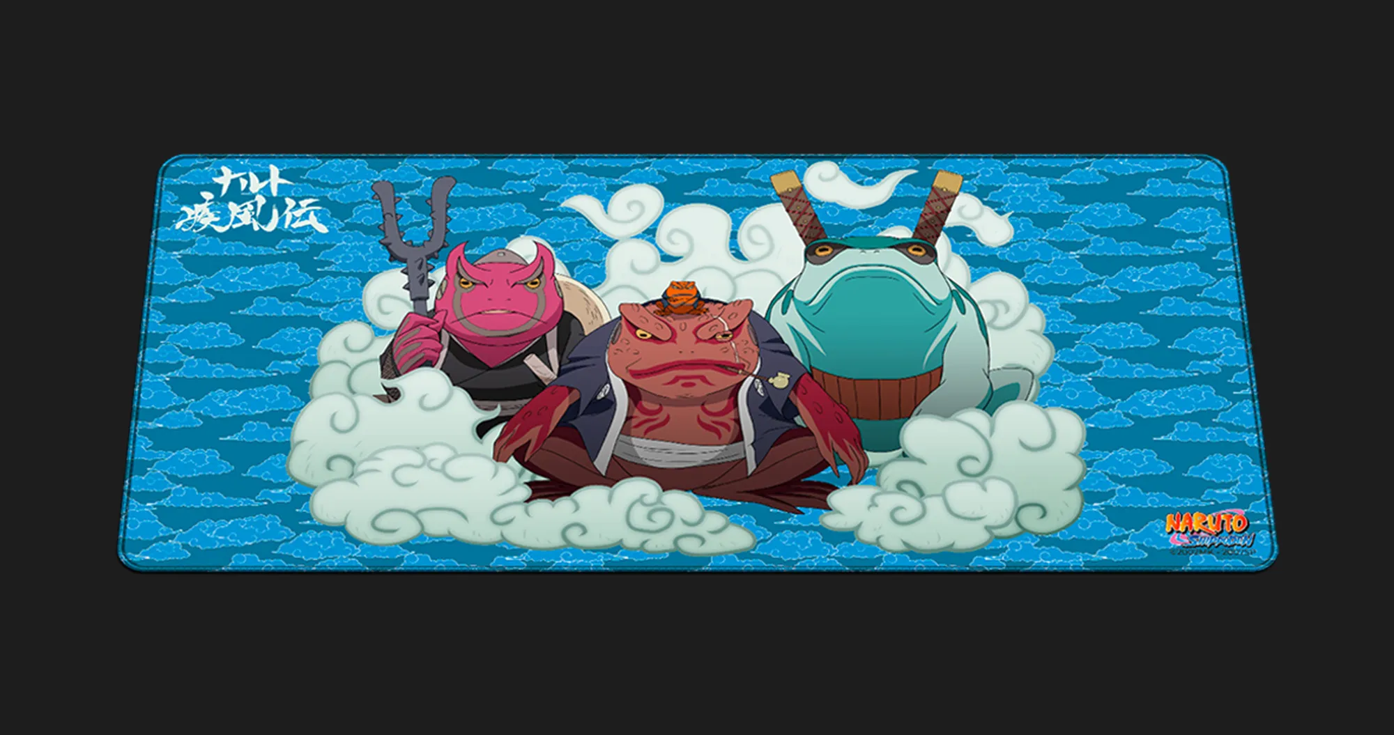 Коврик для мыши Bandai NARUTO SHIPPUDEN Toads From Mount Myoboku, (Наруто) XL