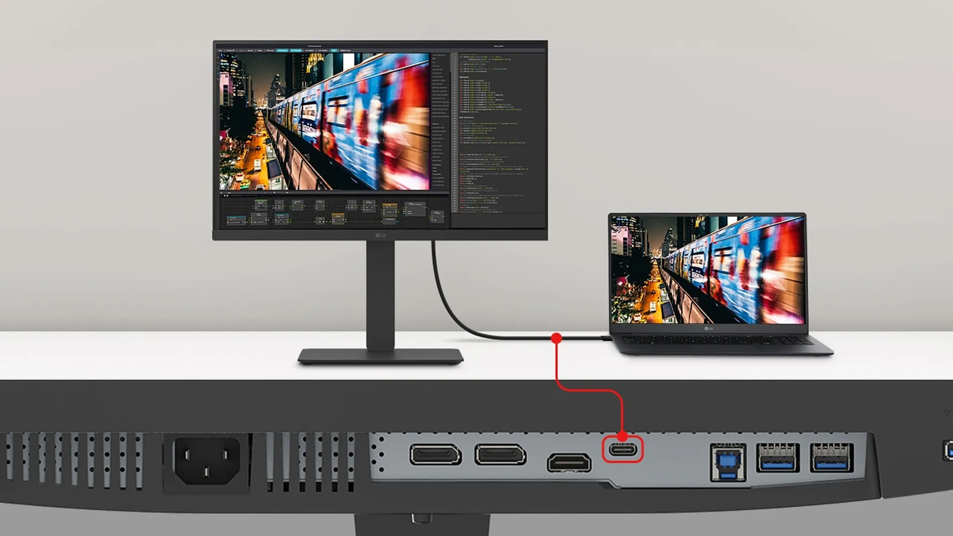 Монитор LG 23.8" IPS 100Hz 24BA650-B (UA)